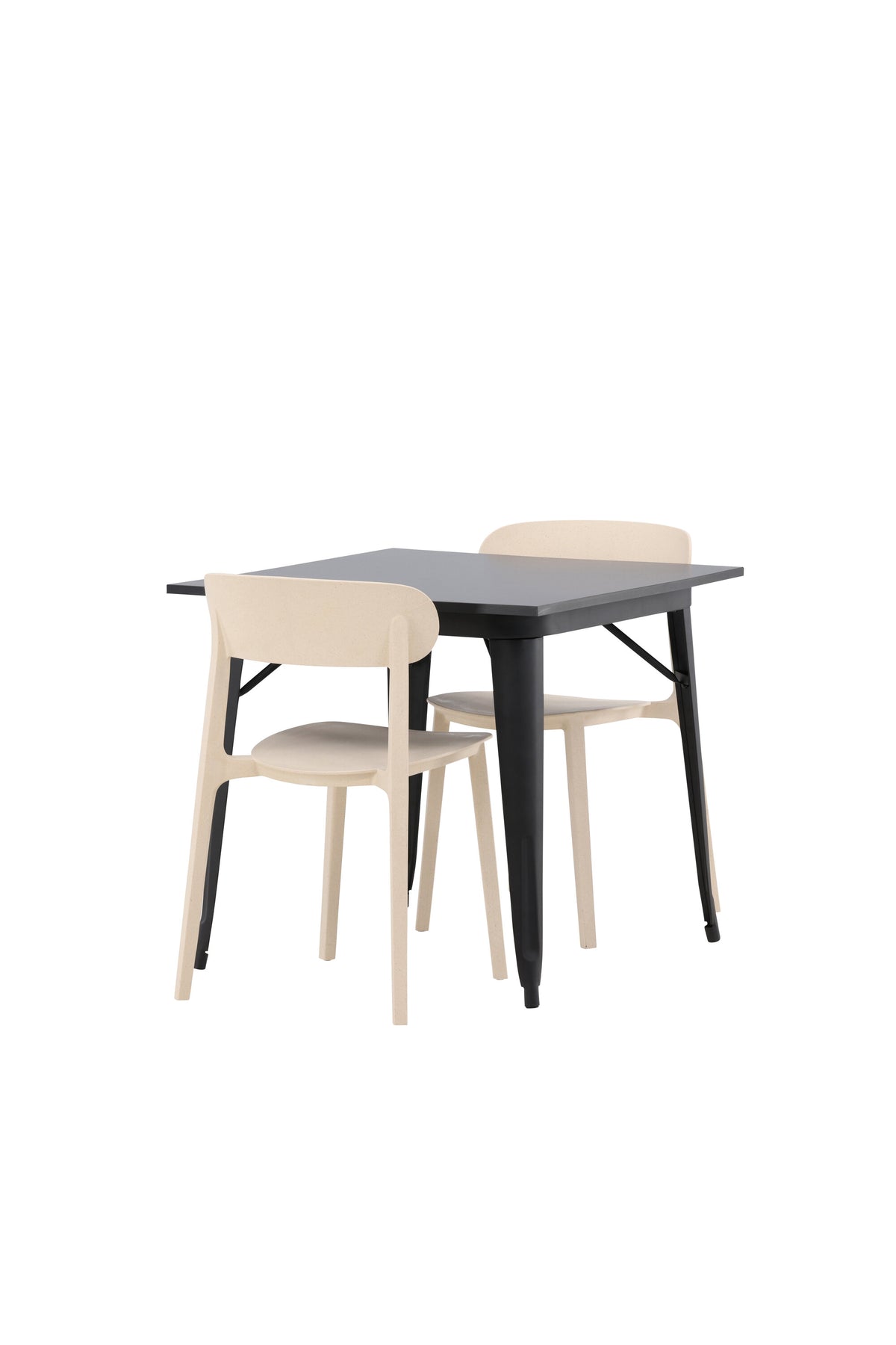 Tempe Esstisch + 2 x Åstol Esszimmerstuhl in präsentiert im Onlineshop von KAQTU Design AG. Esszimmerset ist von Venture Home
