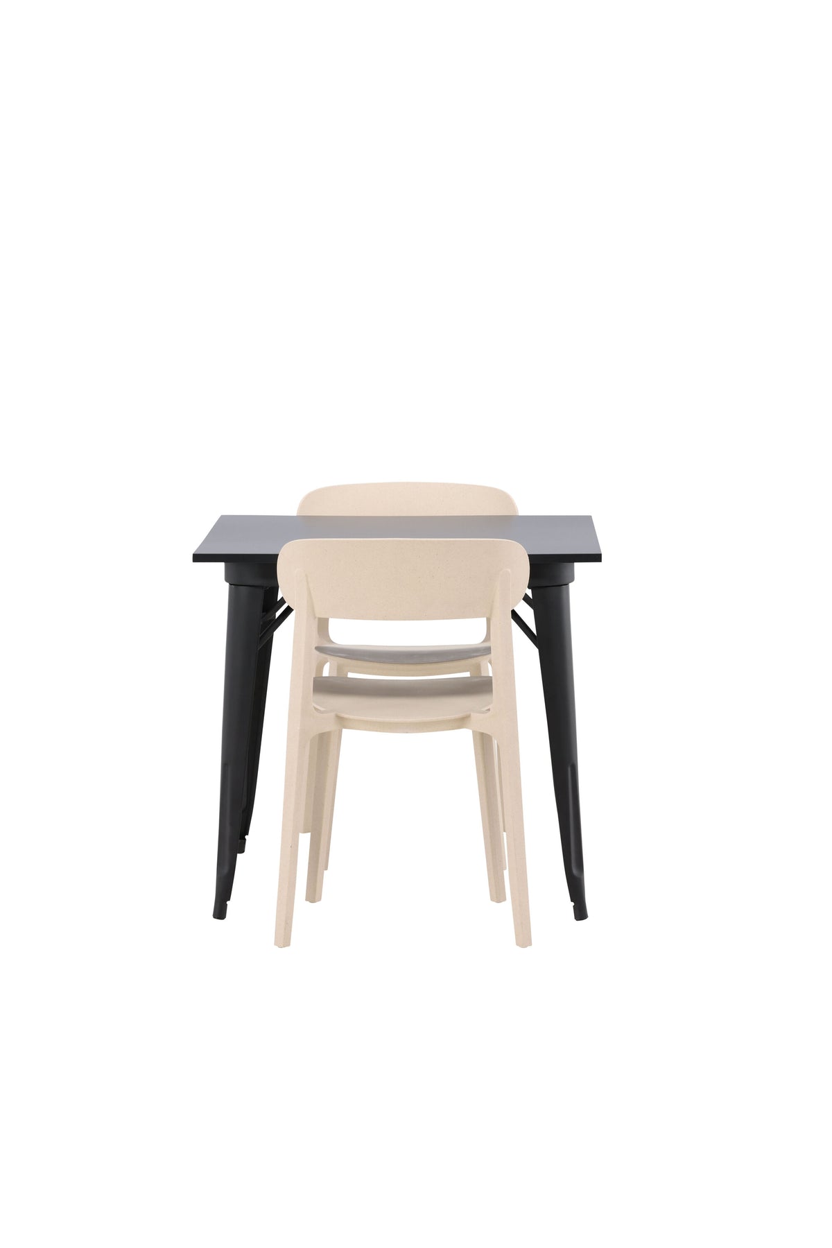 Tempe Esstisch + 2 x Åstol Esszimmerstuhl in präsentiert im Onlineshop von KAQTU Design AG. Esszimmerset ist von Venture Home