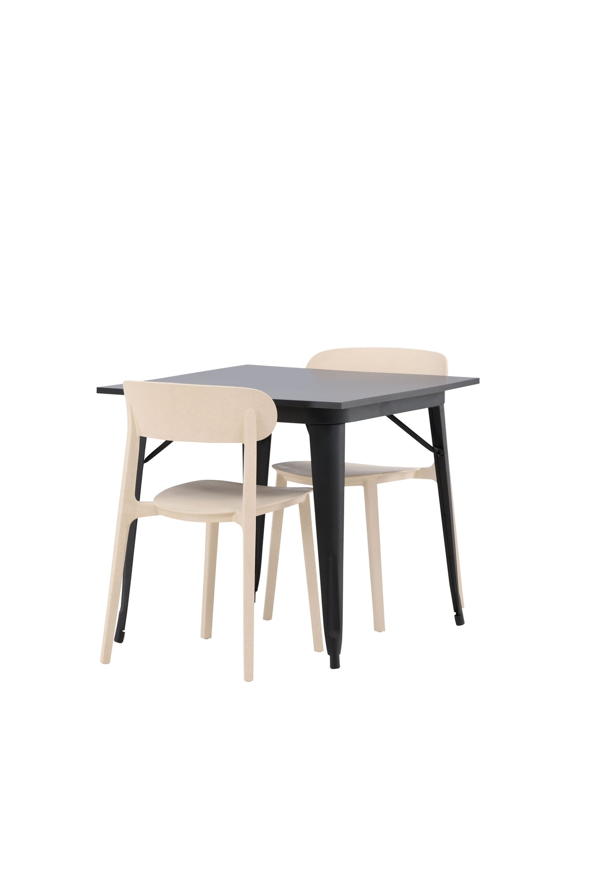 Tempe Esstisch + 2 x Åstol Esszimmerstuhl in präsentiert im Onlineshop von KAQTU Design AG. Esszimmerset ist von Venture Home