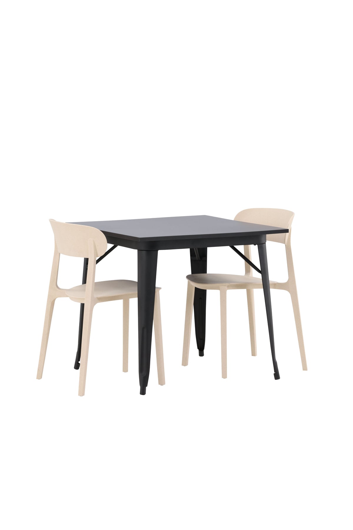 Tempe Esstisch + 2 x Åstol Esszimmerstuhl in präsentiert im Onlineshop von KAQTU Design AG. Esszimmerset ist von Venture Home