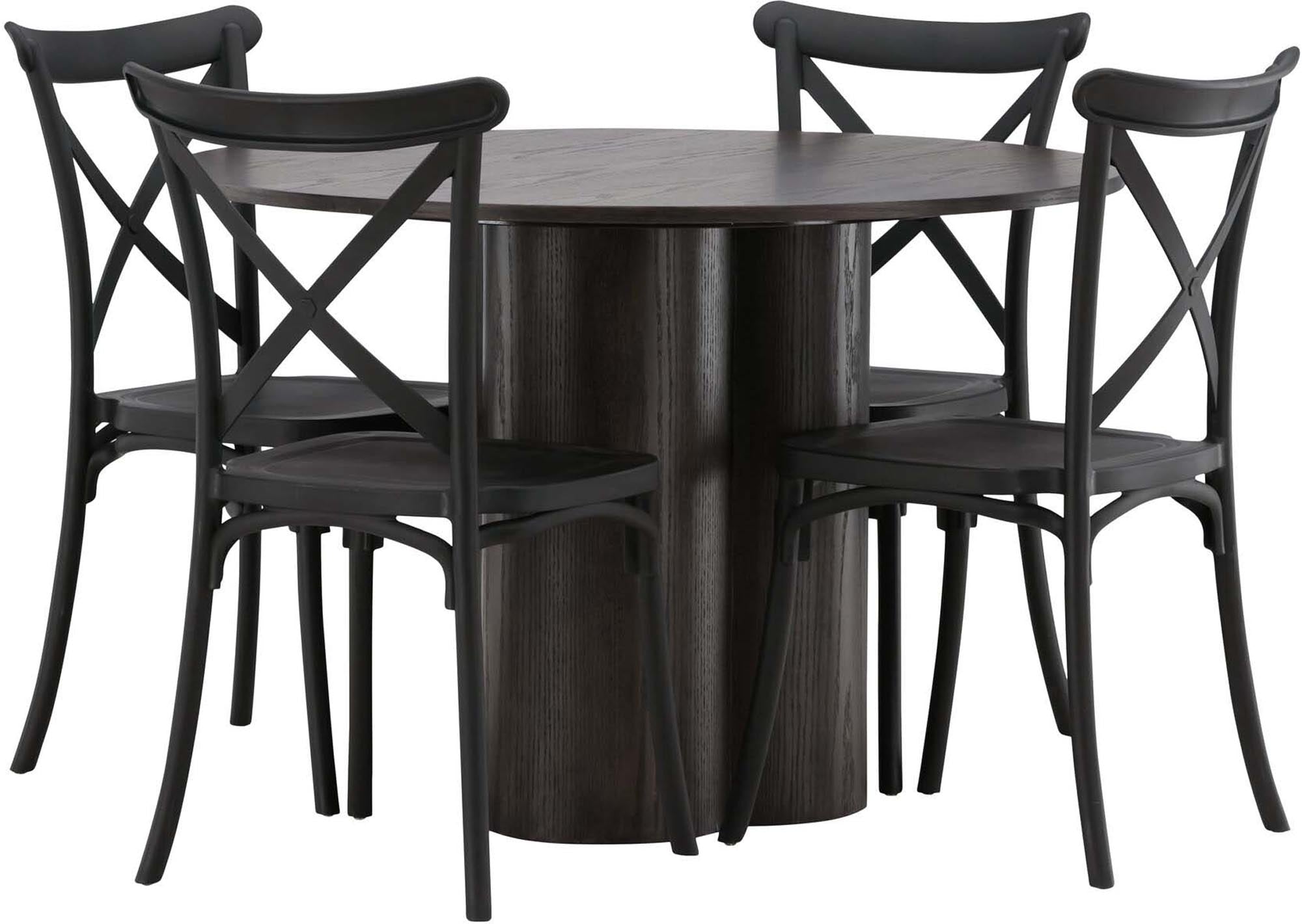 Elegantes Esszimmer Set Olivia + Crosett Tisch von Venture Home.