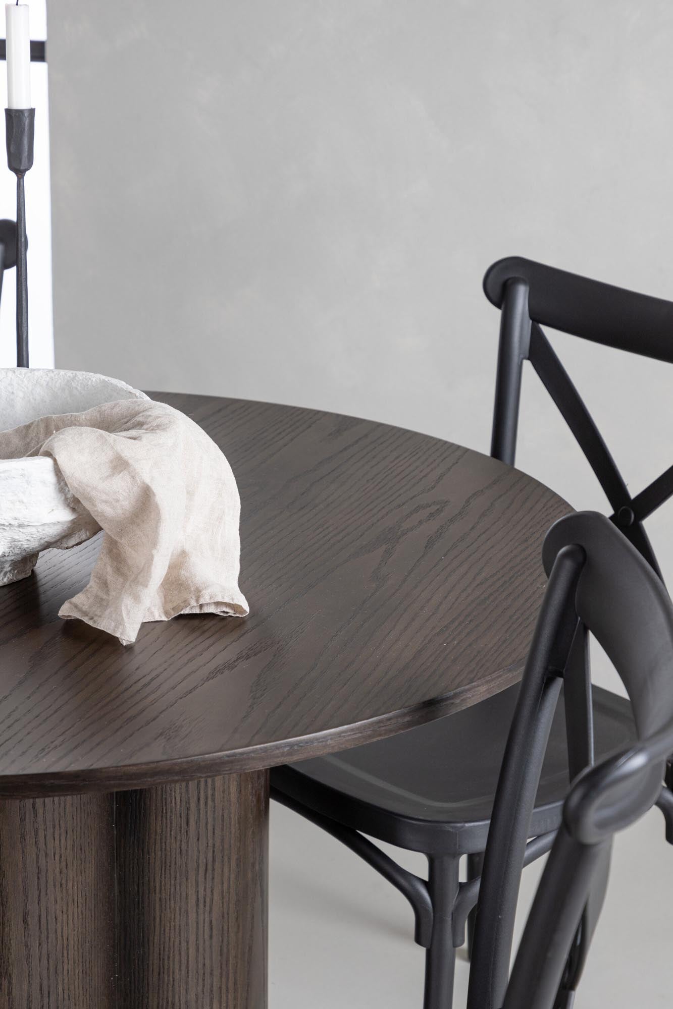 Elegantes Olivia Set: Crosett Tisch & 4 Stühle von Venture Home.