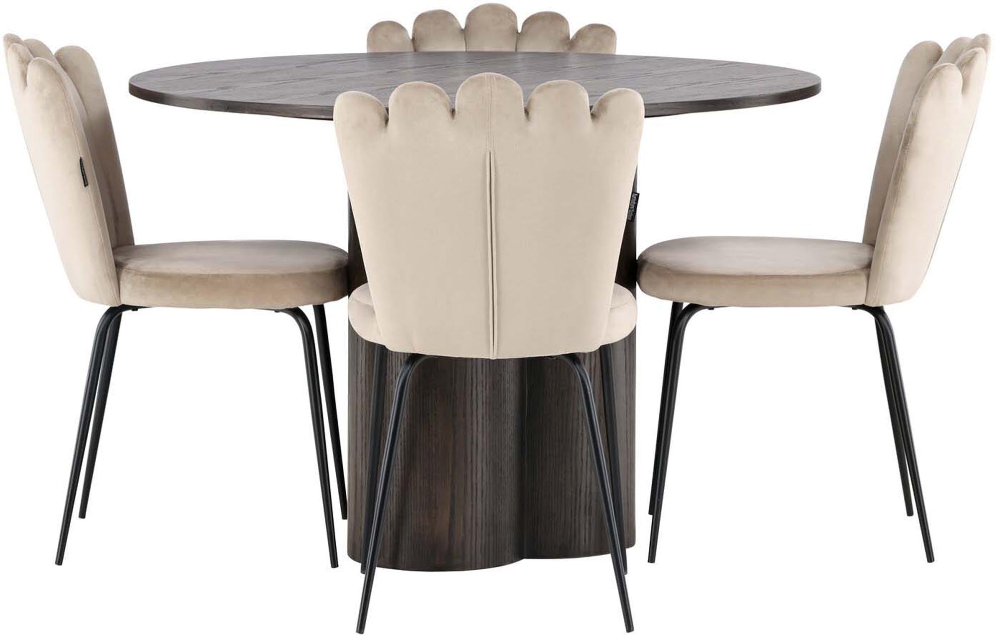 Entdecken Sie das stilvolle Olivia Esszimmer Set + Limhamn Light von Venture Home. Eleganz, Komfort und skandinavisches Design für Ihr Esszimmer.