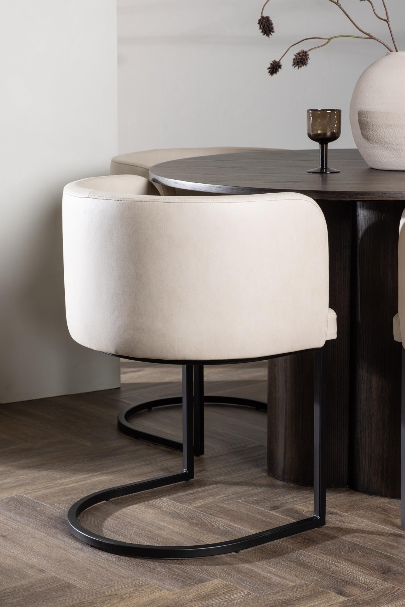 Elegantes Olivia Esszimmer Set mit runden Tisch (110cm) und 4 ergonomischen Stühlen. Ideal für gesellige Abende und stilvolle Einrichtung.