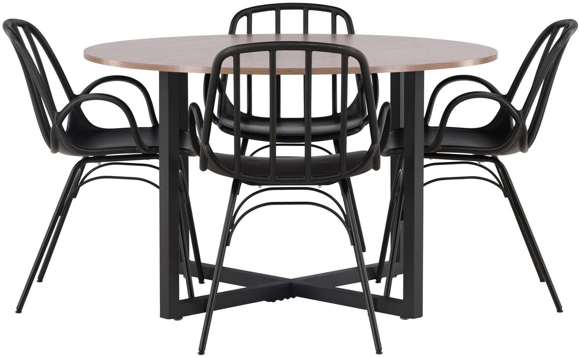 Modernes Esszimmerset Durango + Dyrön, 120cm, von Venture Home.