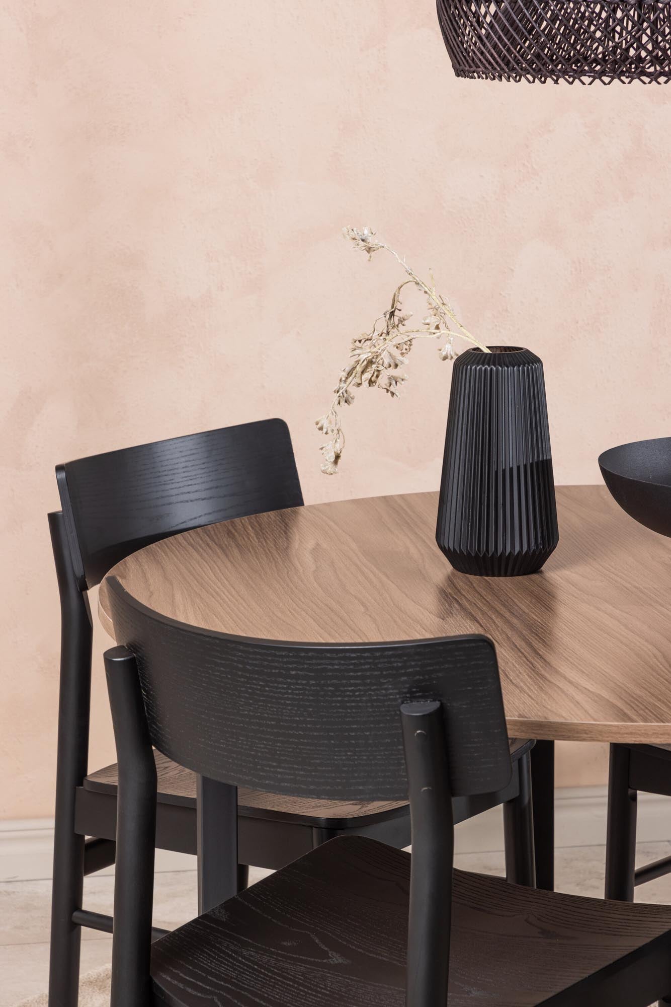 Elegantes Durango Tischset mit 4 Montros Stühlen von Venture Home.