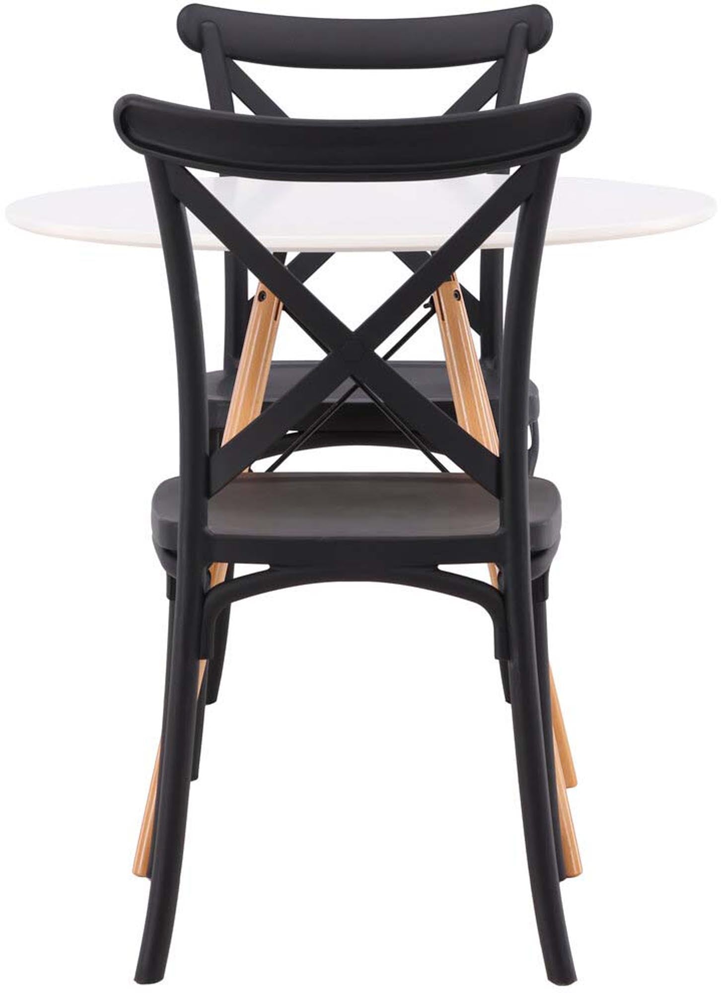 Stilvolles Danburi Esszimmerset mit Crosett Tisch für kleine Räume.