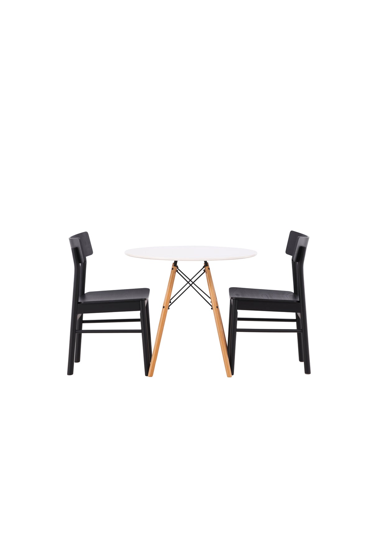 Danburi Esszimmerset + Montros ⌀60cm/2St. in Schwarz präsentiert im Onlineshop von KAQTU Design AG. Esszimmerset ist von Venture Home