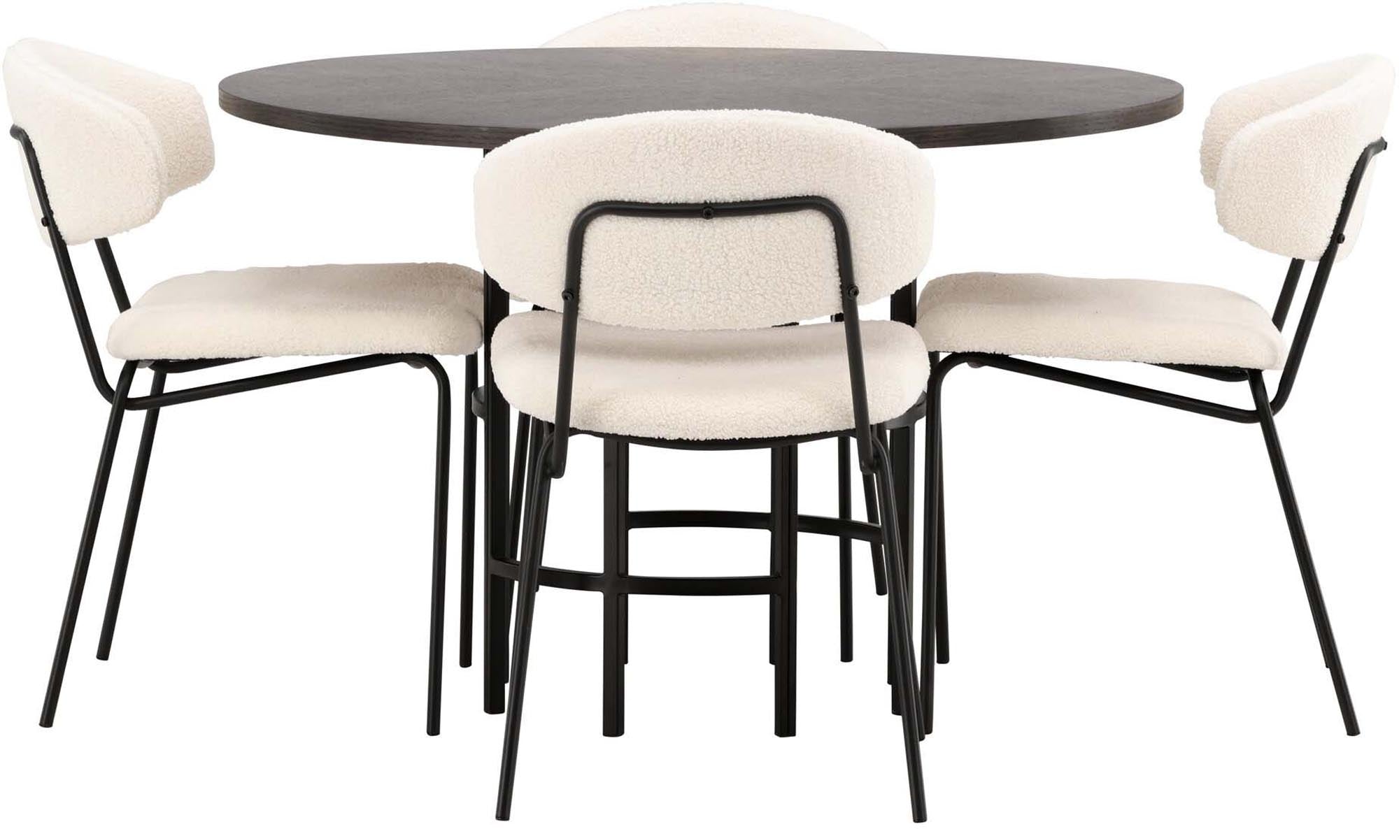 Modernes Esszimmerset Copenhagen für gesellige Runden zu viert.