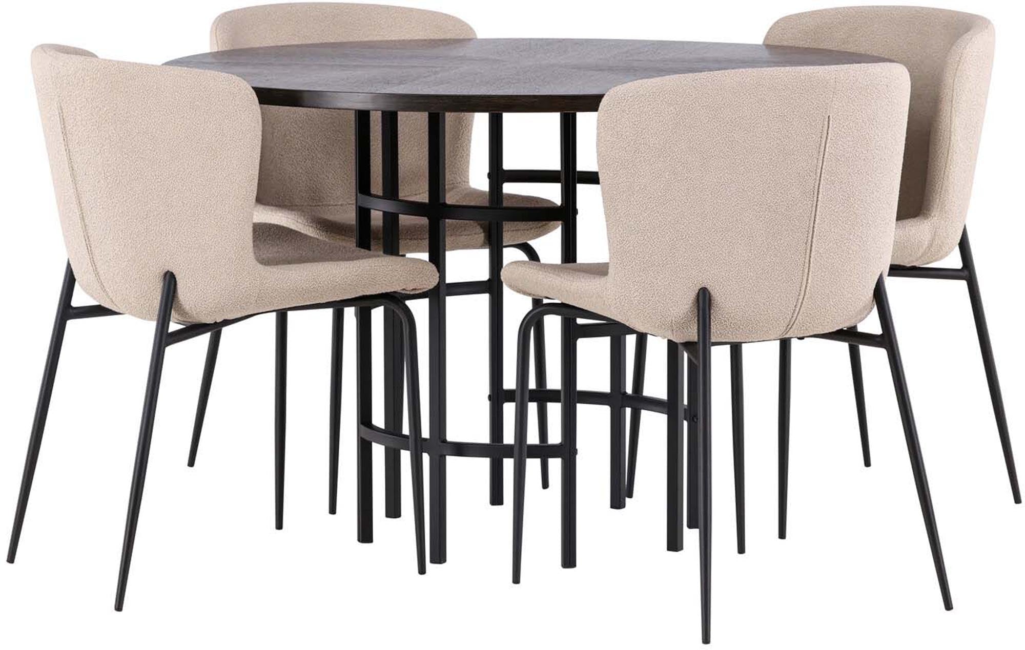 Esszimmerset Copenhagen + Modesto: Modernes Industriedesign trifft auf eleganten Komfort für gesellige Abende.