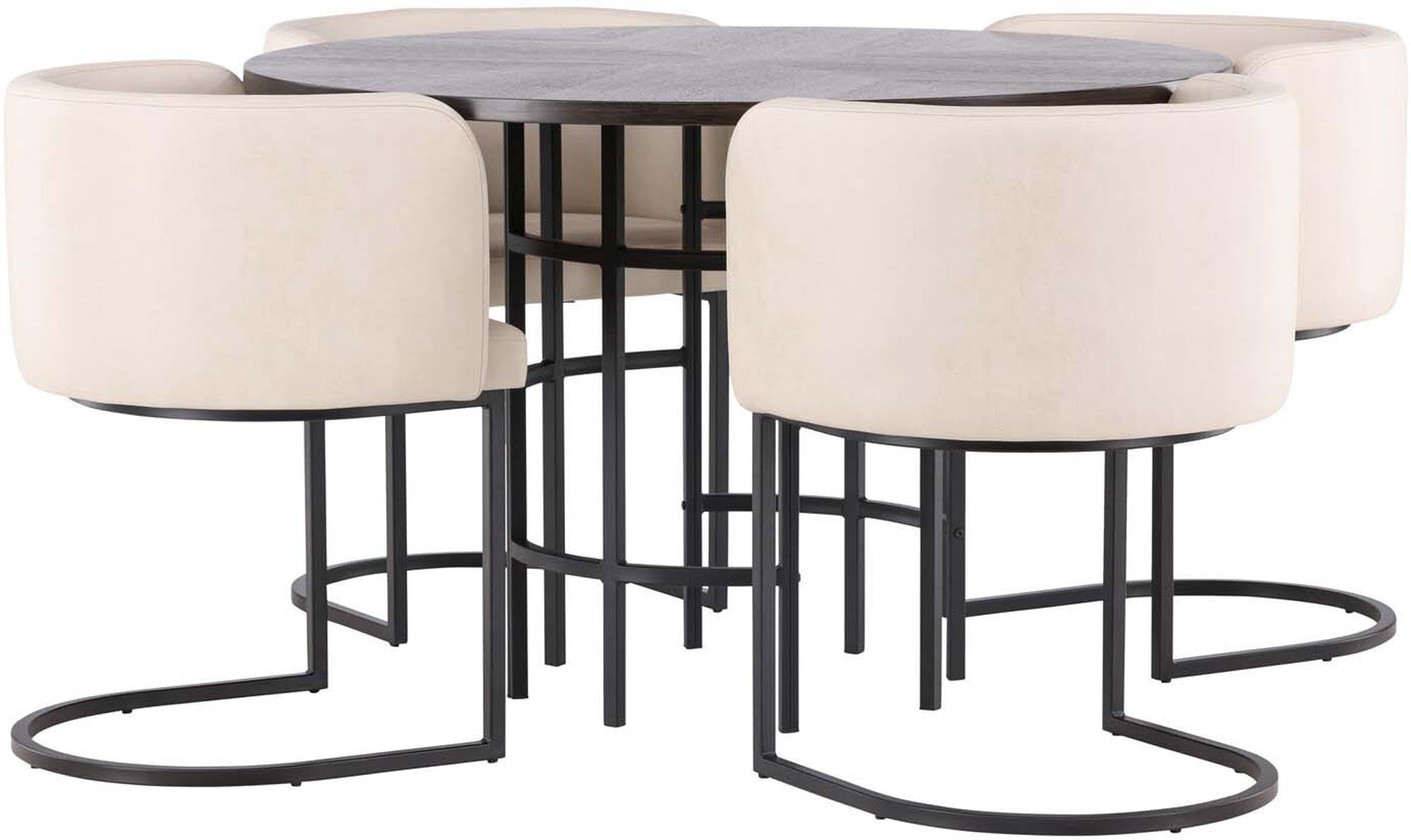 Elegantes Esszimmerset: Skandinavische Ästhetik trifft Funktionalität.