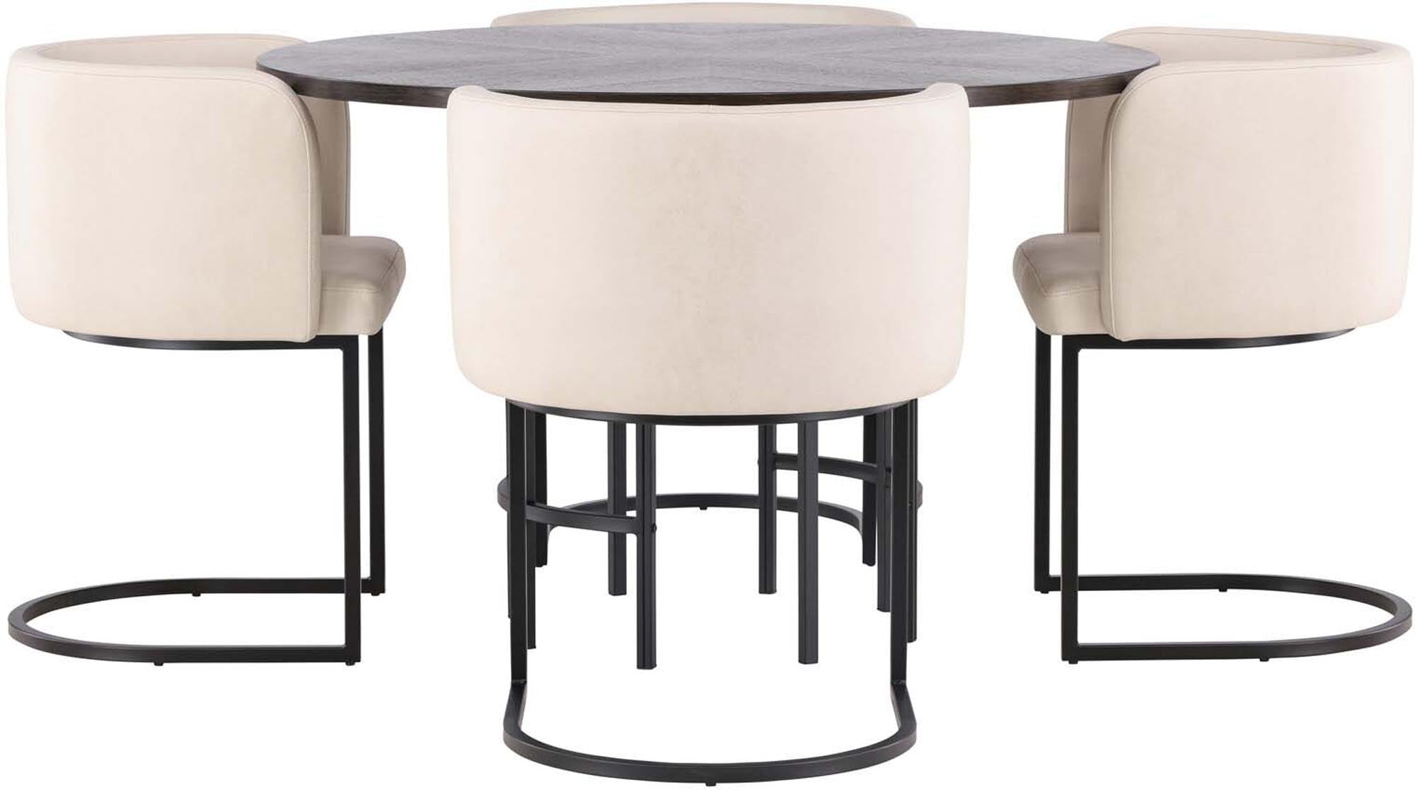 Skandinavisches Esszimmerset: Zeitloses Design für moderne Räume.