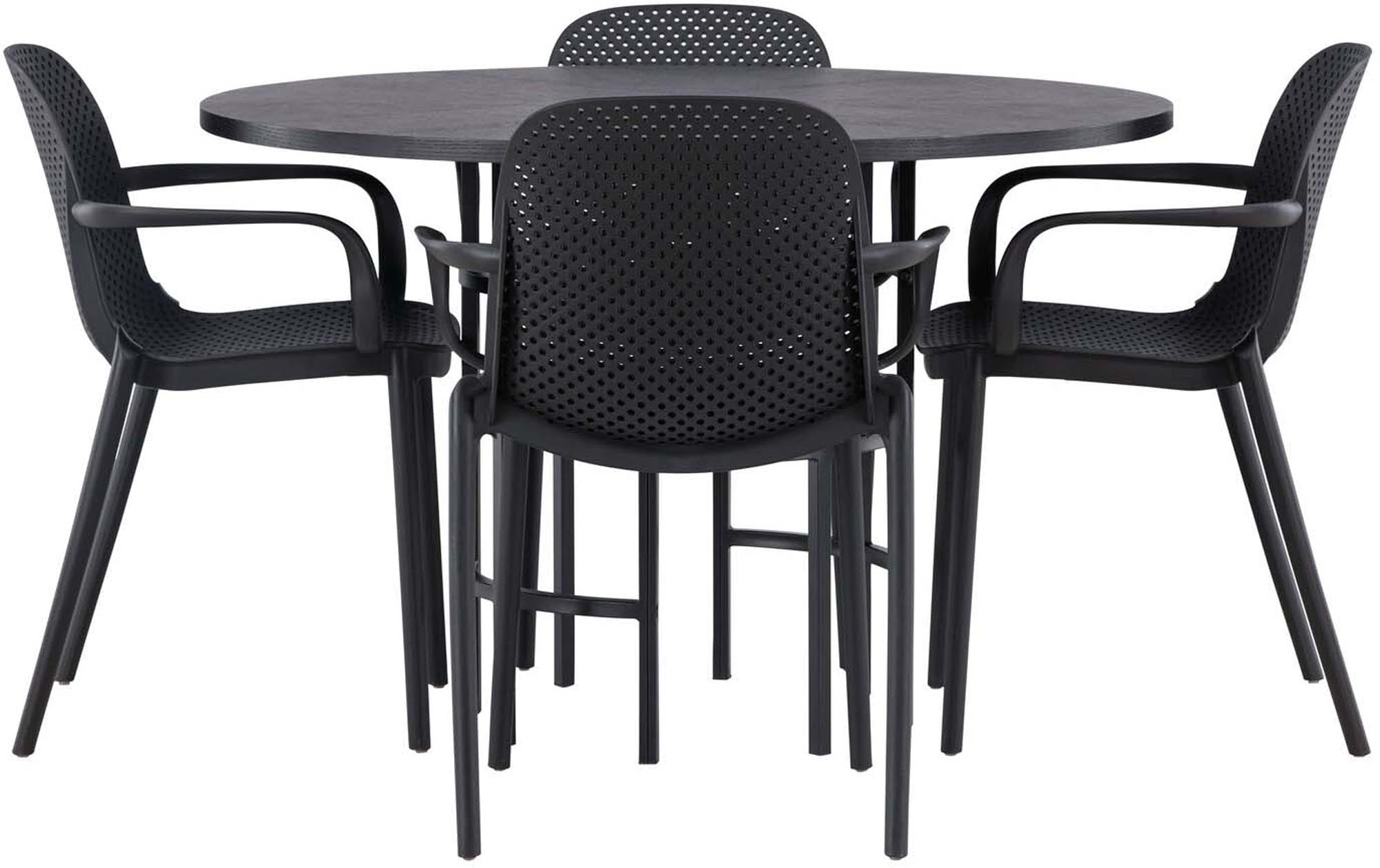 Esszimmerset Copenhagen + Baltimore: Moderner Esstisch und bequeme Stühle vereinen Stil und Funktionalität für Ihr Zuhause.