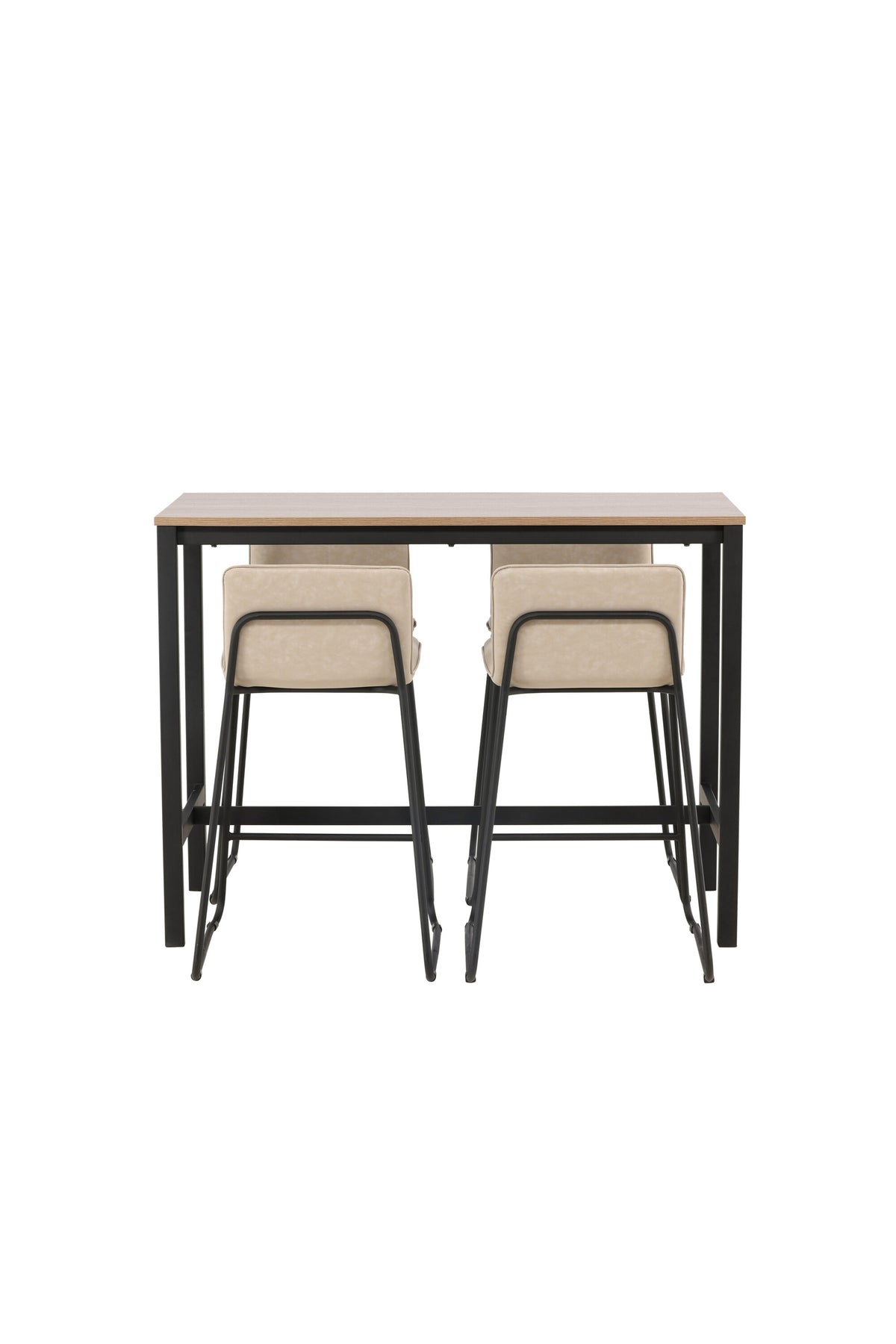 Camden Barset + Bisbee 120cm/4St. in Beige, Schwarz präsentiert im Onlineshop von KAQTU Design AG. Bartischset ist von Venture Home