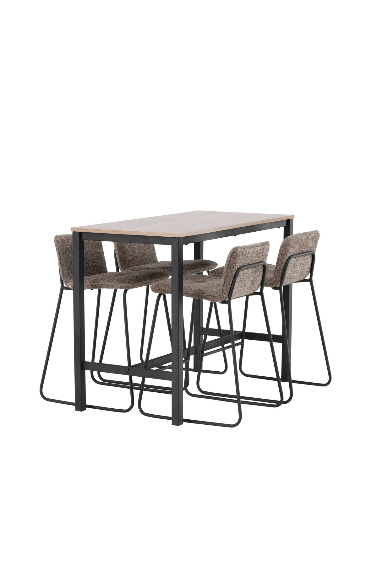 Camden Barset + Bisbee 120cm/4St. in Schwarz, Dunkelgrau präsentiert im Onlineshop von KAQTU Design AG. Bartischset ist von Venture Home