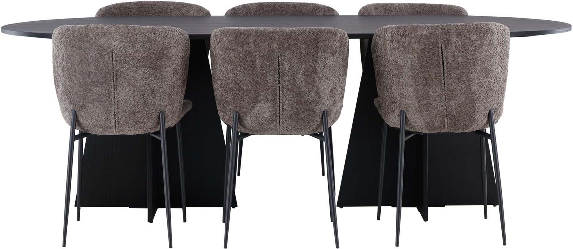 Elegantes Bootcut Esszimmerset 230cm für stilvolle Dinnerabende.