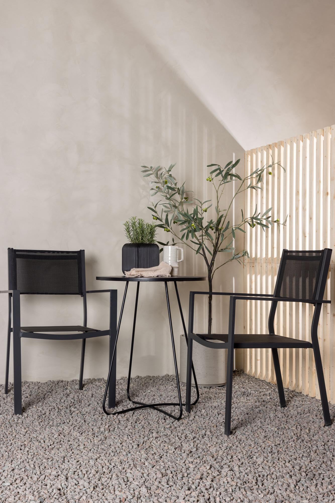 Stilvolles Bacong Tischset für gemütliche Outdoor-Abende zu zweit.