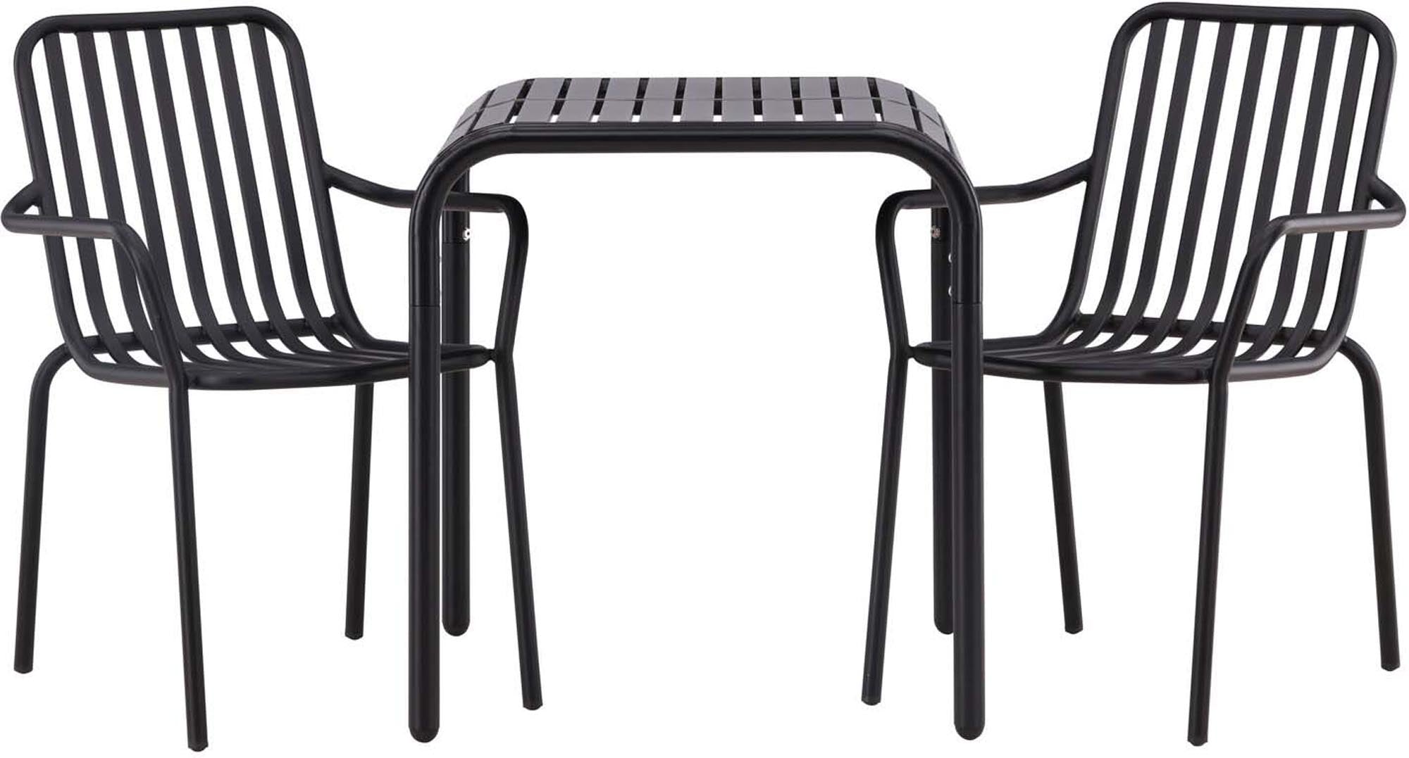 Venture Home: Borneo Tischset & Peking Stühle für Outdoor-Genuss.