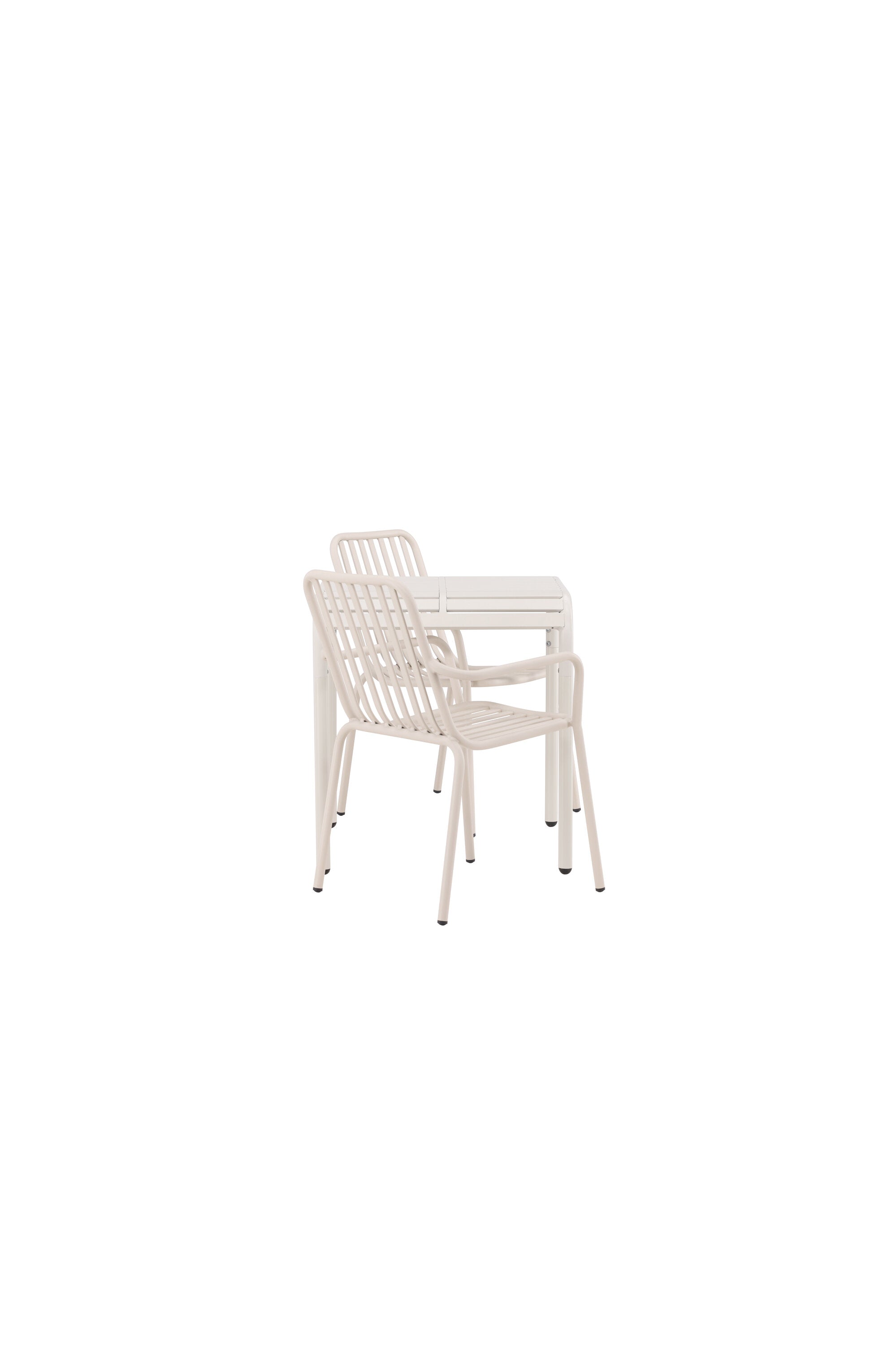 Borneo Outdoor-Tischset + Peking 70cm/2St. in Beige präsentiert im Onlineshop von KAQTU Design AG. Gartentischset ist von Venture Home