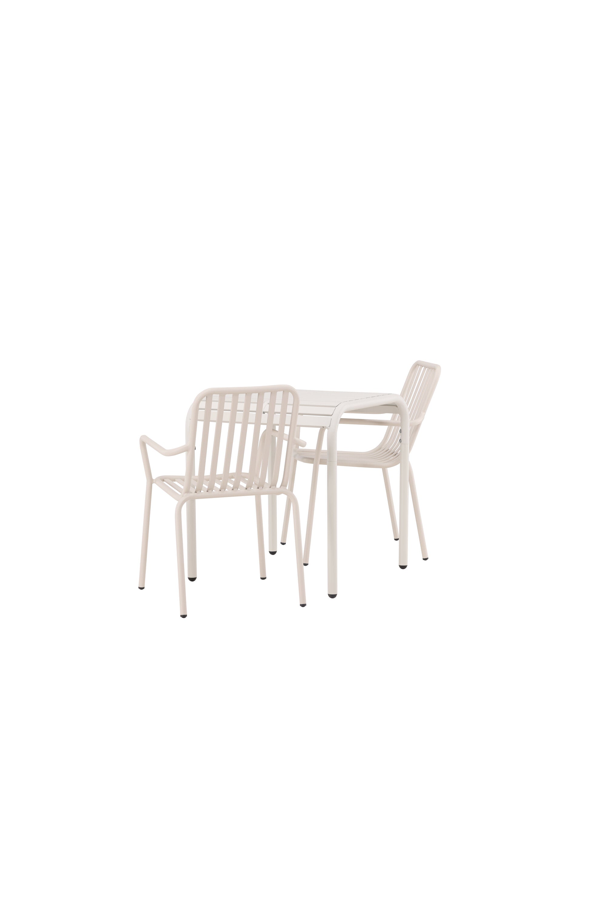 Borneo Outdoor-Tischset + Peking 70cm/2St. in Beige präsentiert im Onlineshop von KAQTU Design AG. Gartentischset ist von Venture Home