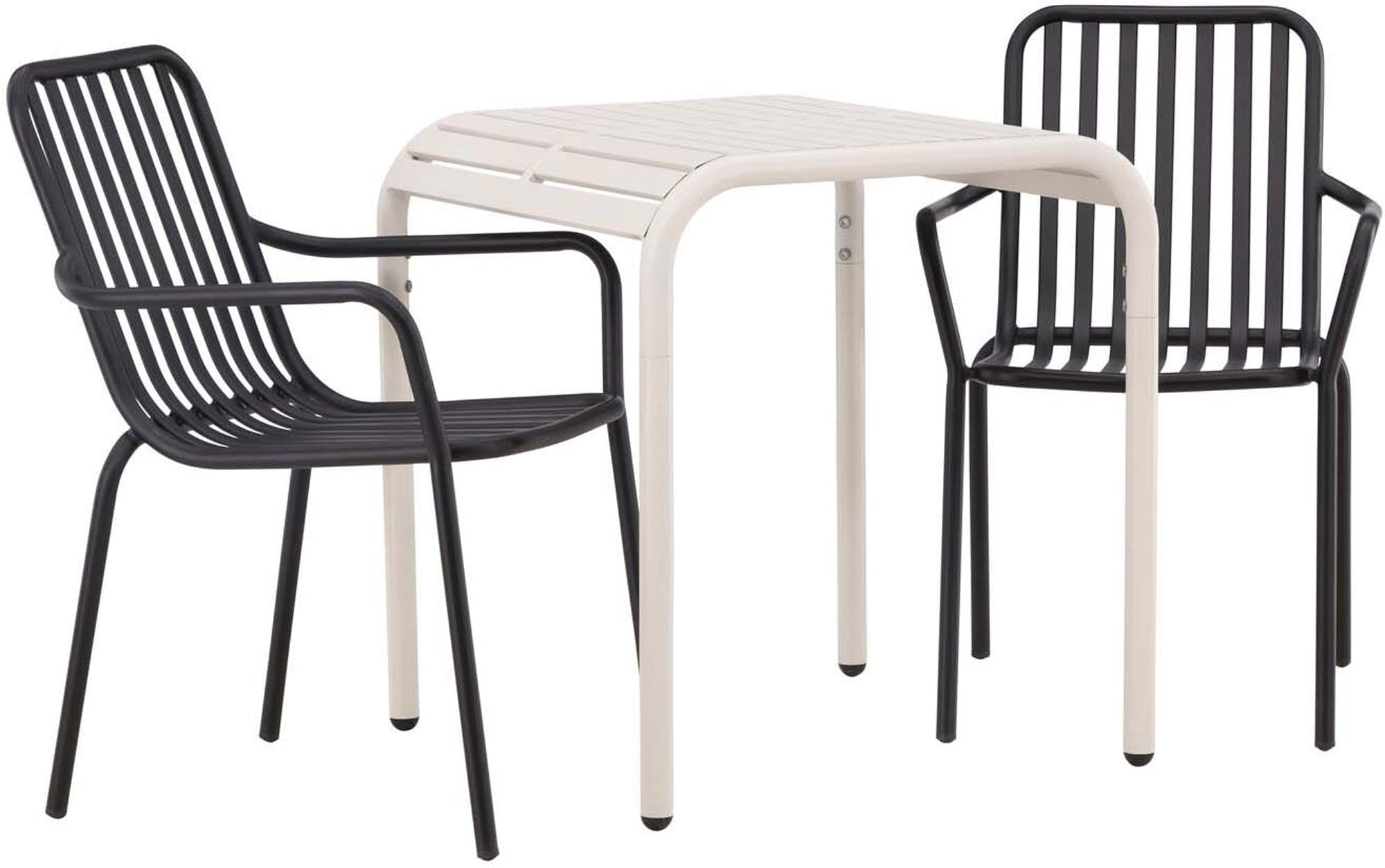 Elegantes Borneo Outdoor-Tischset mit Peking Stühlen – ideal für gemütliche Stunden im Freien. Hochwertig, modern und wetterfest!