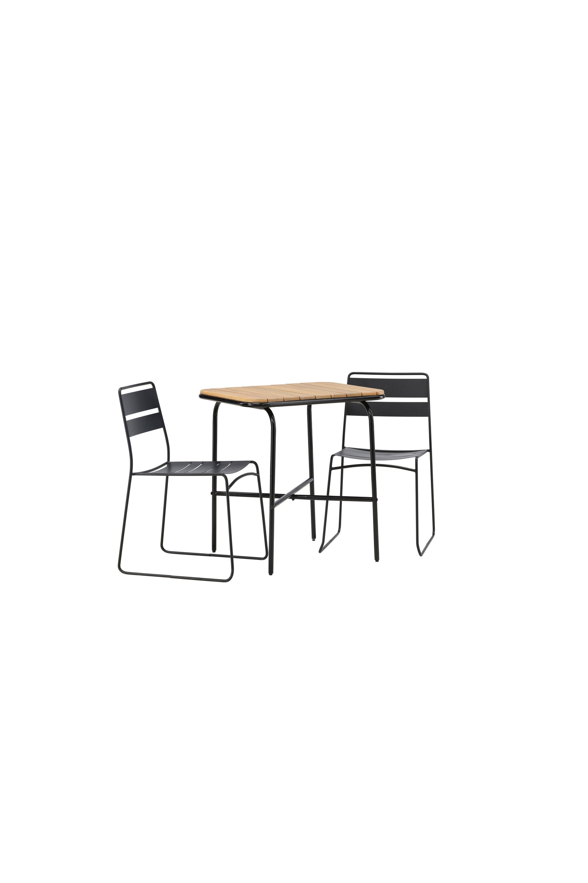 Holmbeck Outdoor-Tischset Lina 70cm/2St. in Schwarz präsentiert im Onlineshop von KAQTU Design AG. Gartentischset ist von Venture Home