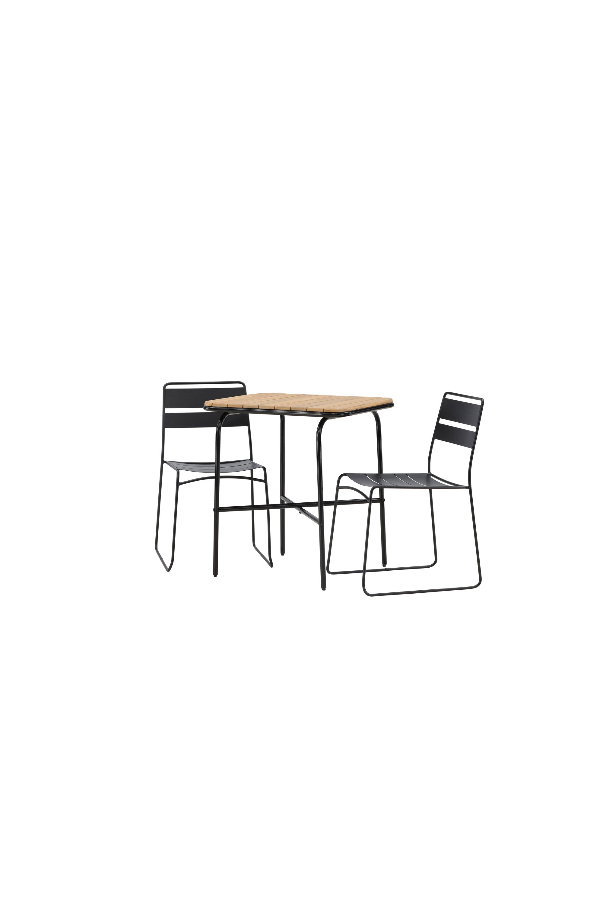 Holmbeck Outdoor-Tischset Lina 70cm/2St. in Schwarz präsentiert im Onlineshop von KAQTU Design AG. Gartentischset ist von Venture Home