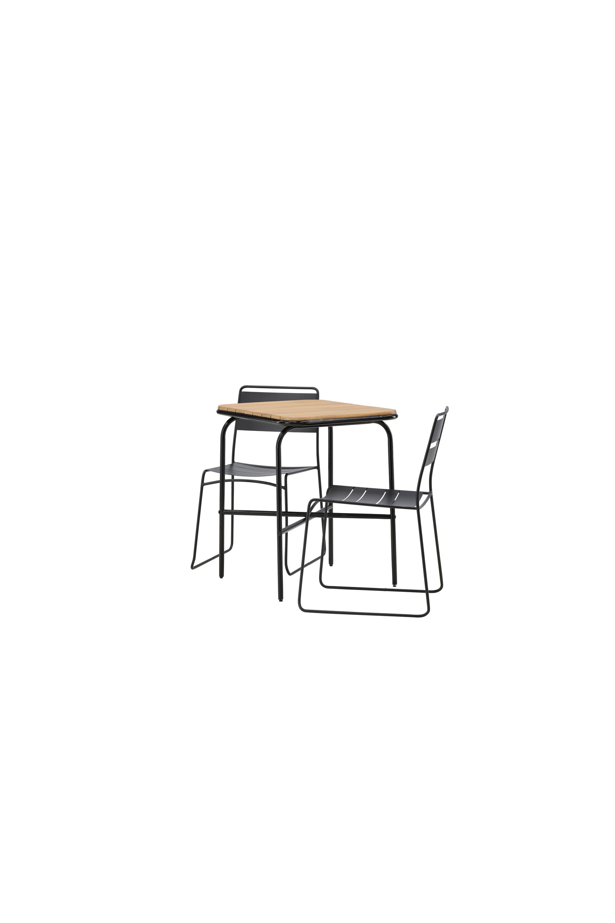 Holmbeck Outdoor-Tischset Lina 70cm/2St. in Schwarz präsentiert im Onlineshop von KAQTU Design AG. Gartentischset ist von Venture Home