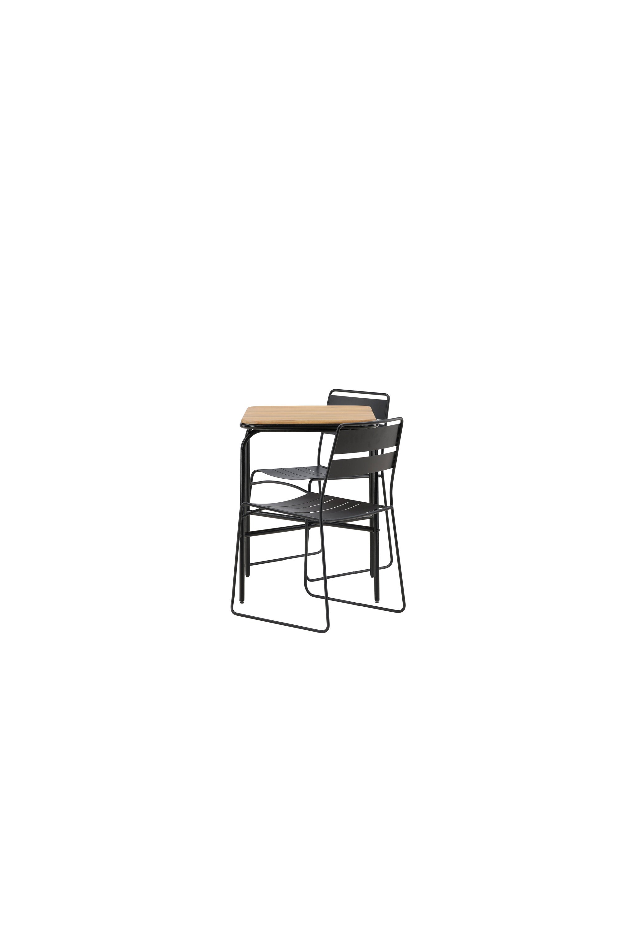 Holmbeck Outdoor-Tischset Lina 70cm/2St. in Schwarz präsentiert im Onlineshop von KAQTU Design AG. Gartentischset ist von Venture Home