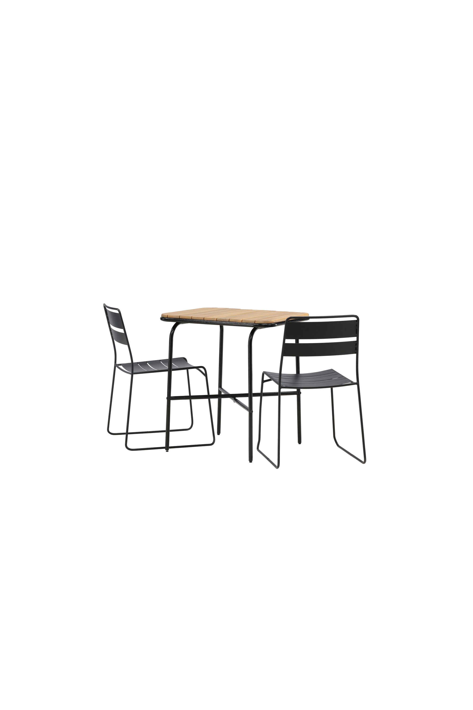 Holmbeck Outdoor-Tischset Lina 70cm/2St. in Schwarz präsentiert im Onlineshop von KAQTU Design AG. Gartentischset ist von Venture Home