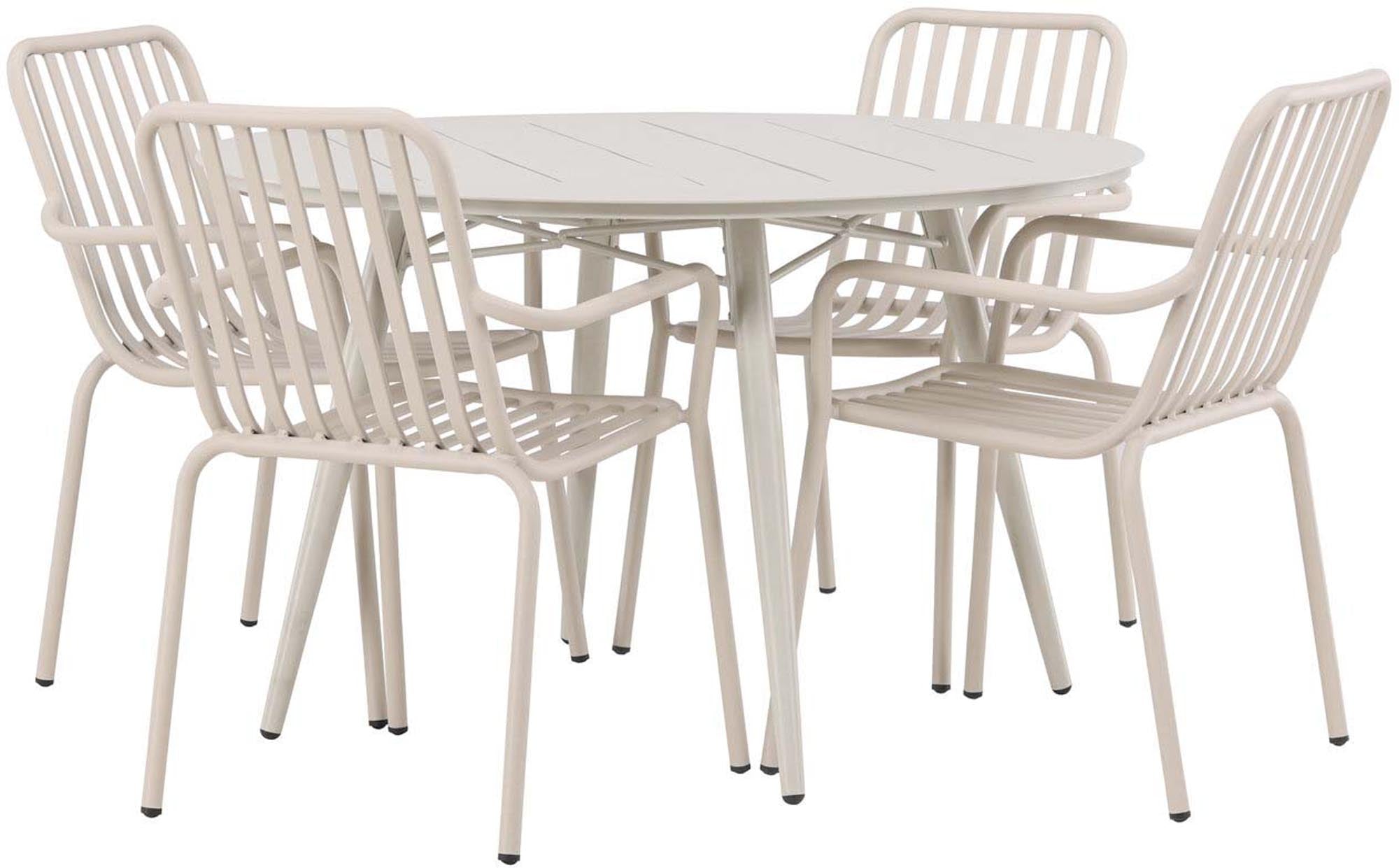 Gestalten Sie Ihren Außenbereich mit dem eleganten Lina Outdoor-Tischset + Peking. Ideal für gesellige Runden und stilvolle Akzente!