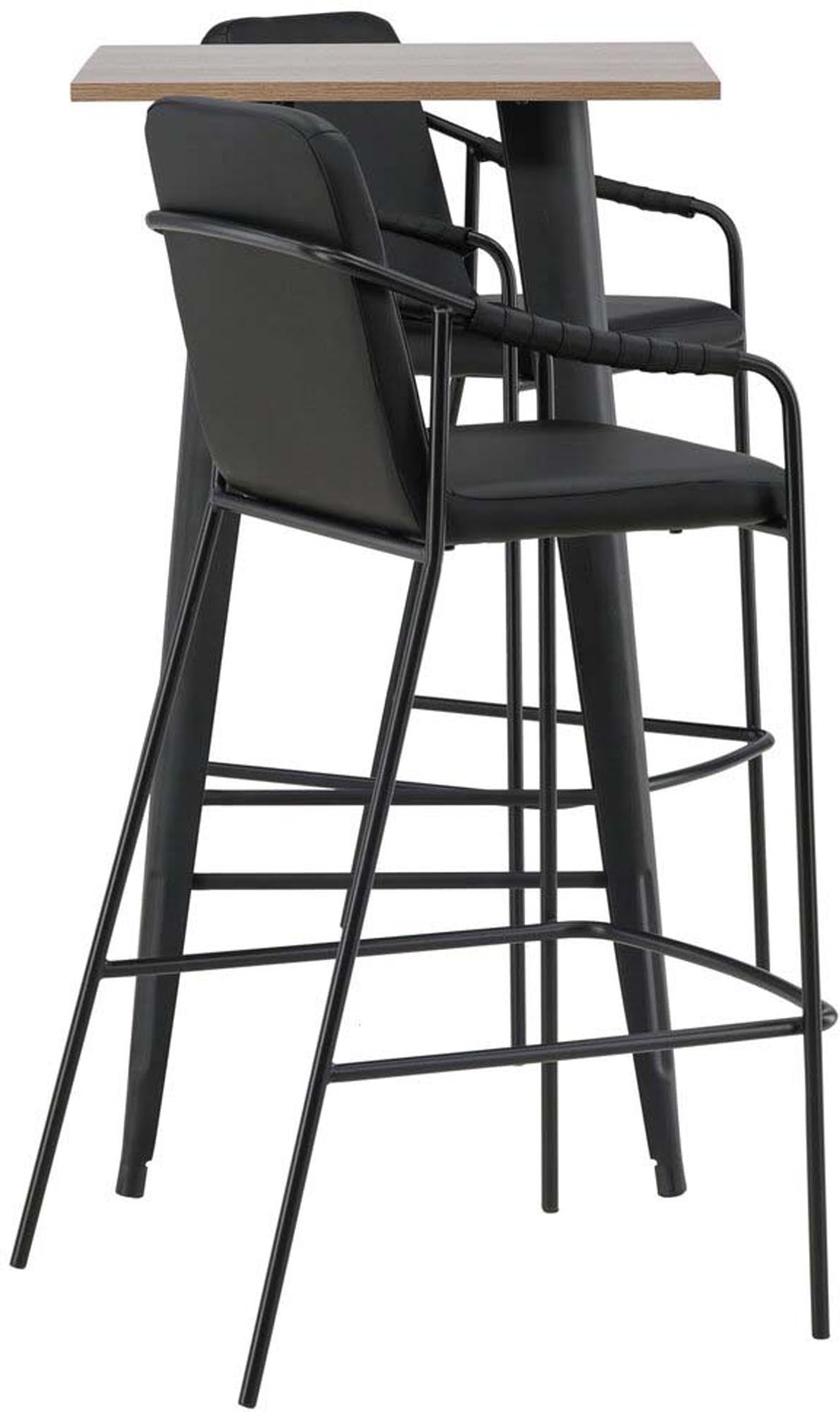 Stylisches Barset Tempe + Tvist für kompakte Räume. Robuste Materialien und elegantes Design schaffen eine einladende Atmosphäre.