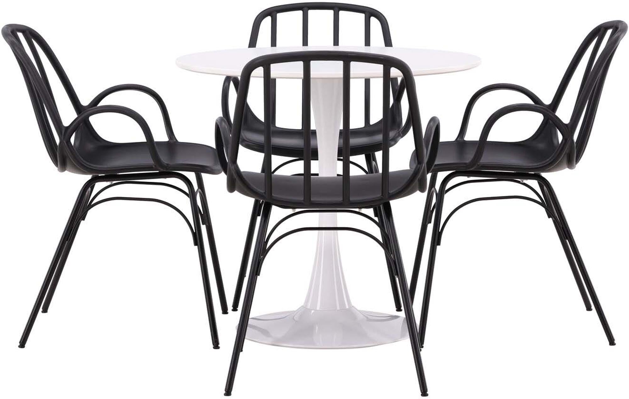 Modernes Esszimmerset Hamden + Dyrön für gemütliche Runden.