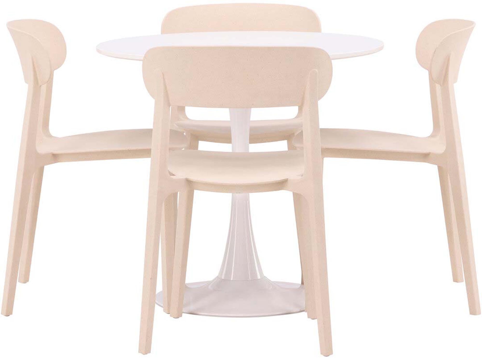 Entdecken Sie das Hamden Esszimmerset + Åstol von Venture Home: stilvoll, funktional und perfekt für Ihr Esszimmer. Eleganter Tisch und komfortable Stühle.