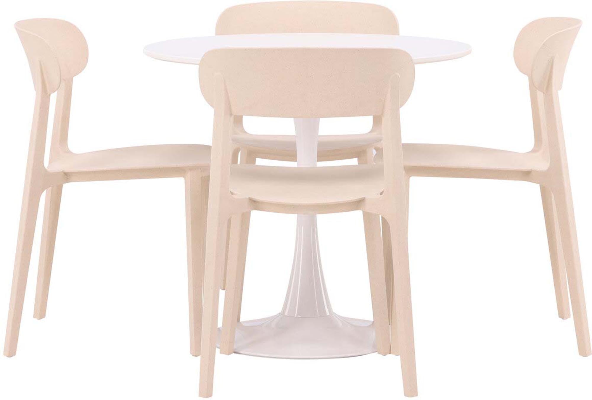 Stilvolles Hamden Set mit Åstol Tisch, perfekt für kleine Räume.