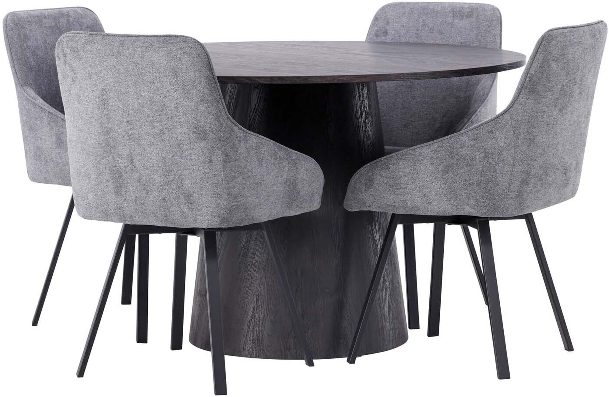 Entdecken Sie das elegante Lanzo Esszimmerset mit Rosie Stühlen – ideal für gesellige Runden und stilvolle Anlässe. Hochwertige Materialien und Komfort vereint!