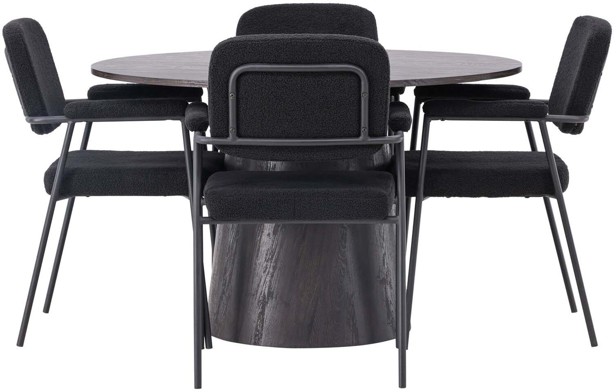 Entdecken Sie das stilvolle Lanzo Esszimmerset + Yesterday: Eleganz und Komfort für gesellige Runden in Ihrem Essbereich.