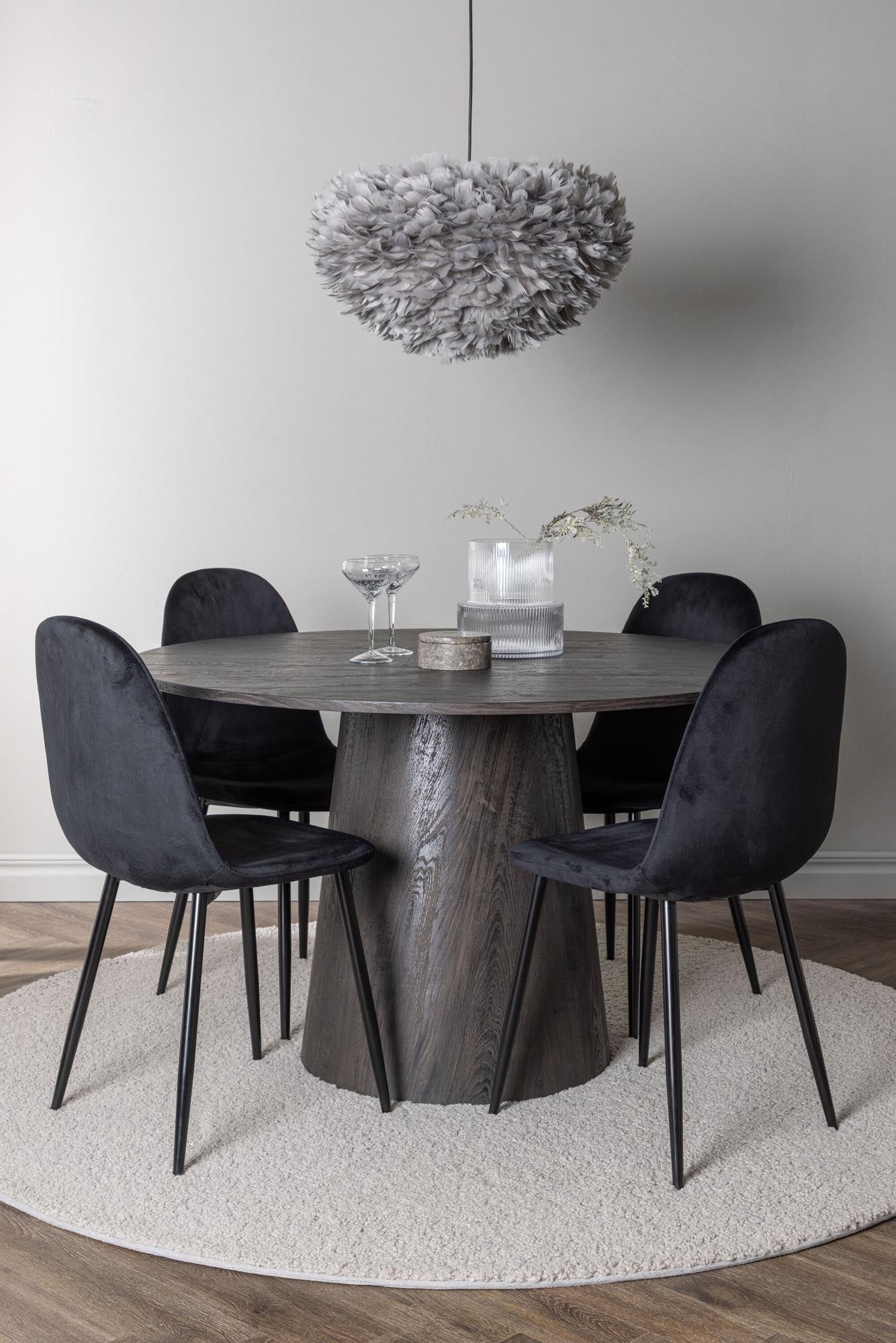 Entdecken Sie das stilvolle Lanzo Esszimmerset + Polar ⌀120cm/4St. von Venture Home – modernes Design trifft auf höchsten Komfort und Funktionalität.