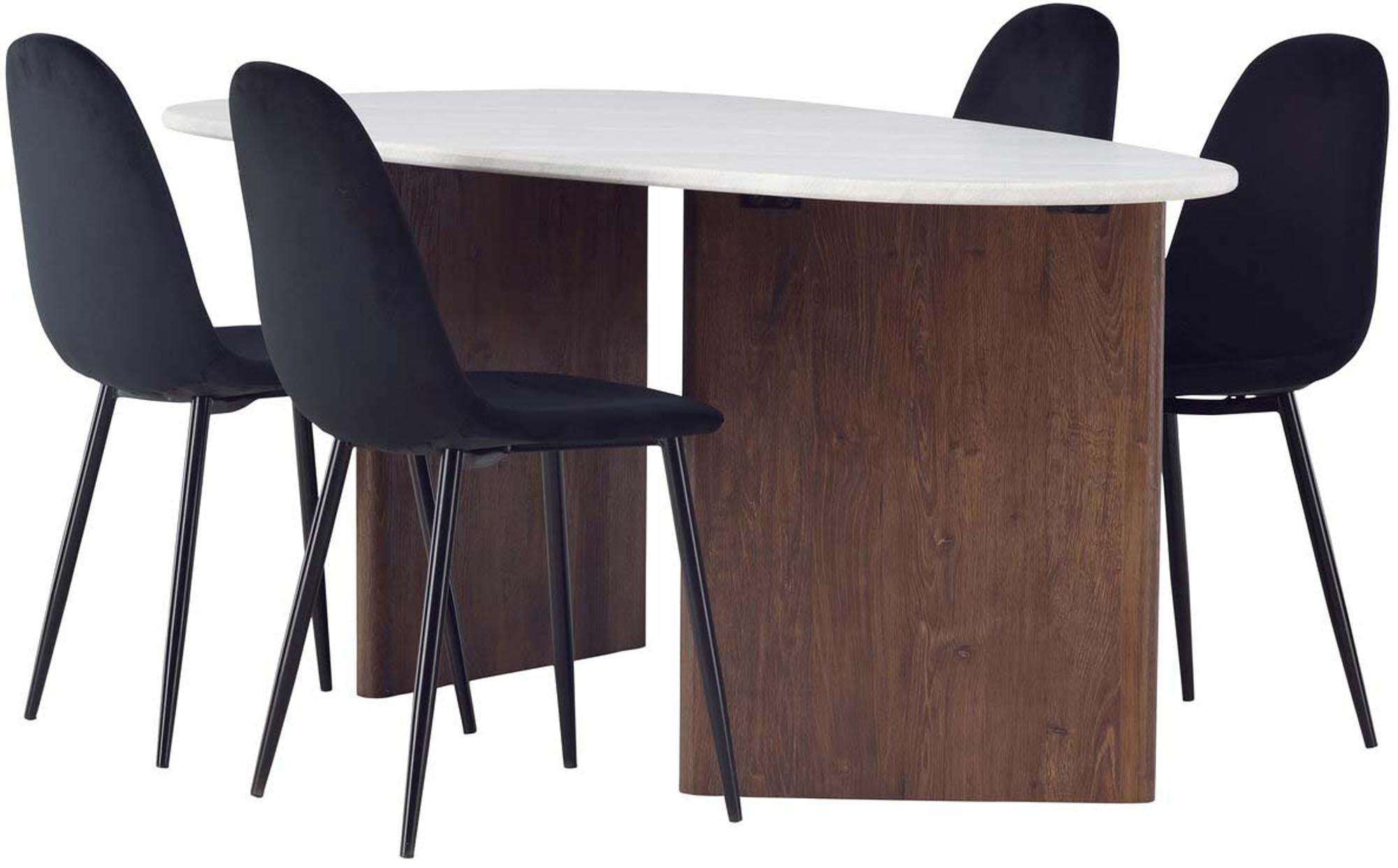 Grönvik Esszimmerset: Modernes Design trifft auf skandinavische Wärme.