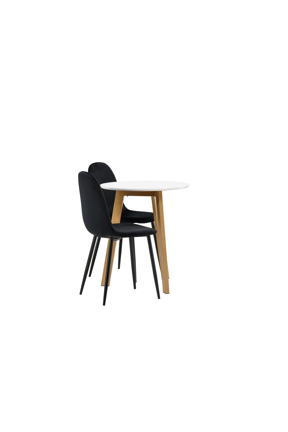 Leonora Esszimmerset + Polar ⌀65cm/2St. in Schwarz präsentiert im Onlineshop von KAQTU Design AG. Esszimmerset ist von Venture Home