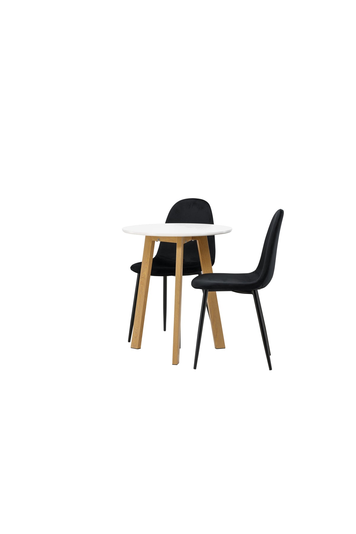 Leonora Esszimmerset + Polar ⌀65cm/2St. in Schwarz präsentiert im Onlineshop von KAQTU Design AG. Esszimmerset ist von Venture Home