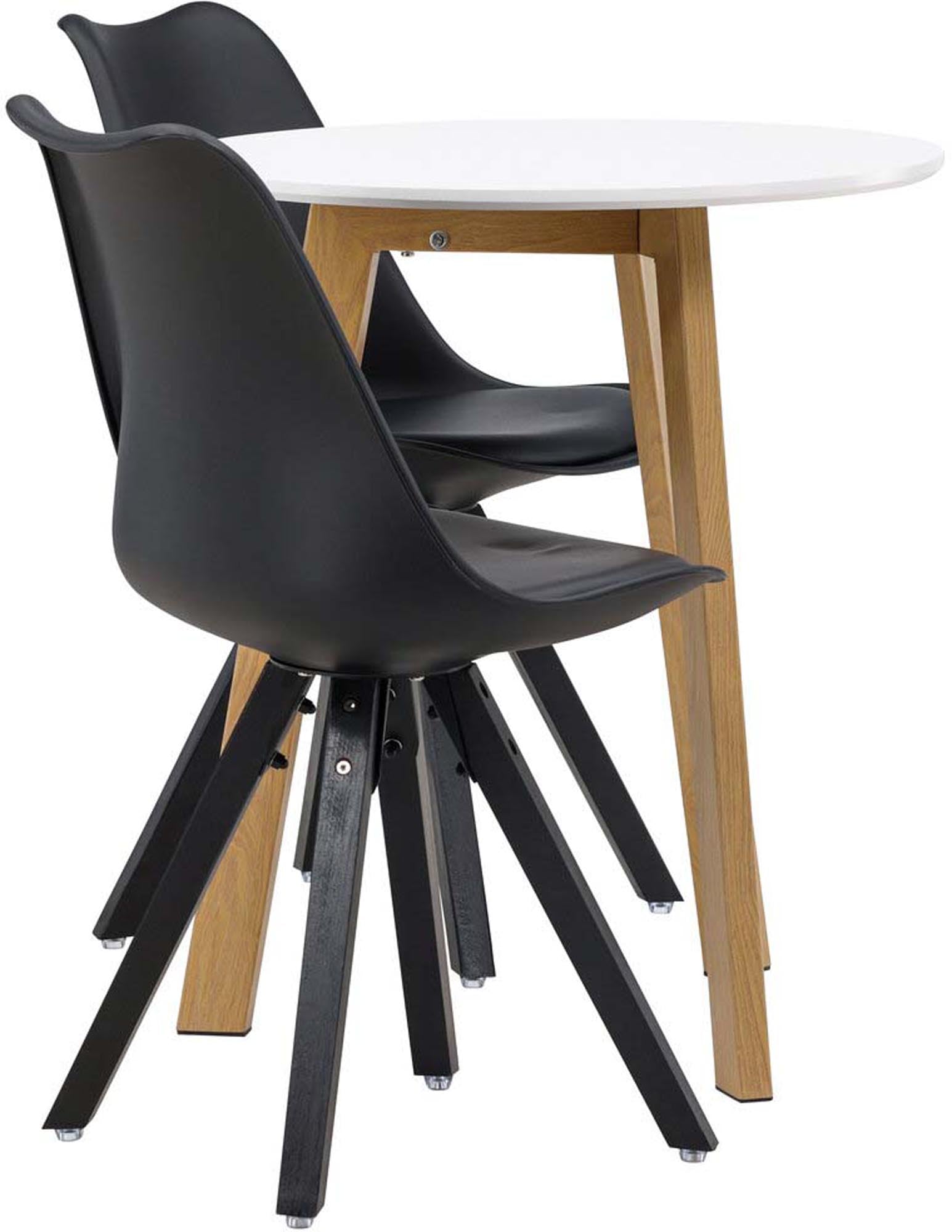 Entdecken Sie das stilvolle Leonora Esszimmerset + Zeno von Venture Home. Eleganter Esstisch und komfortable Stühle für Ihr Zuhause.