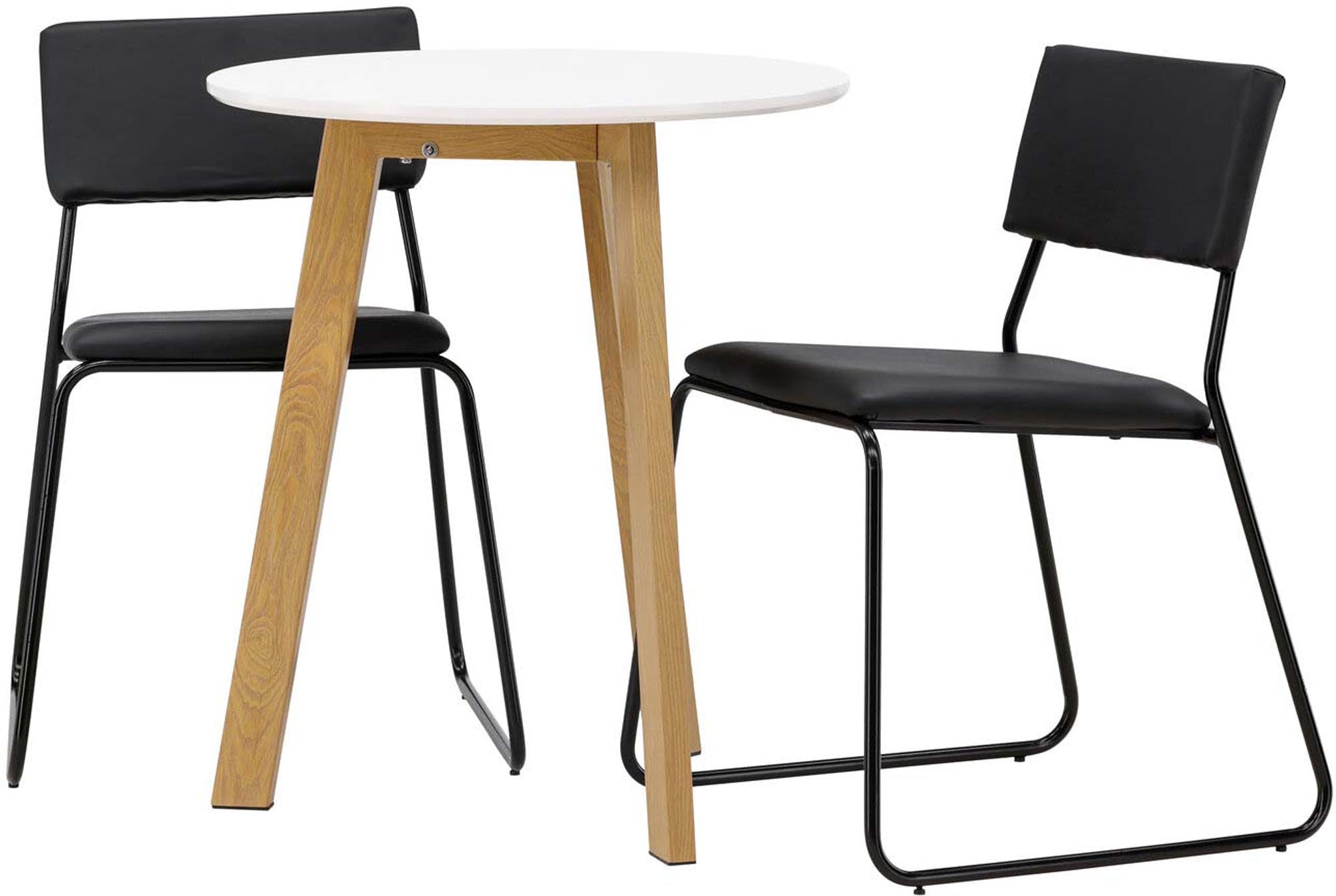 Venture Home: Leonora Set mit Kenth Tisch, ideal für stilvolle Esszimmer.