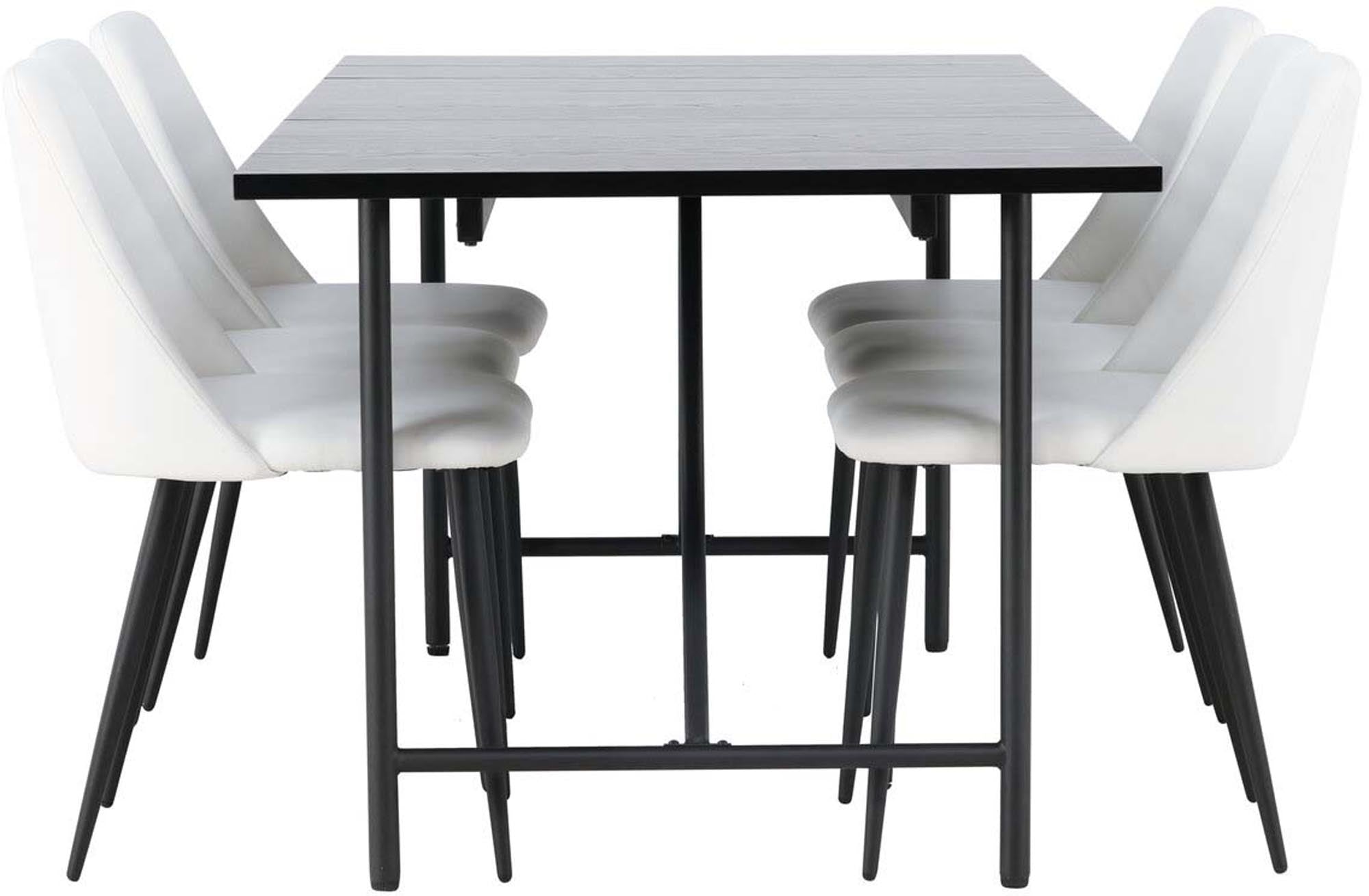 Modernes Esszimmerset Astrid 200cm: Hochwertiger Tisch und luxuriöse Stühle für stilvolle Dinner und gesellige Abende. Ideal für jeden Anlass!