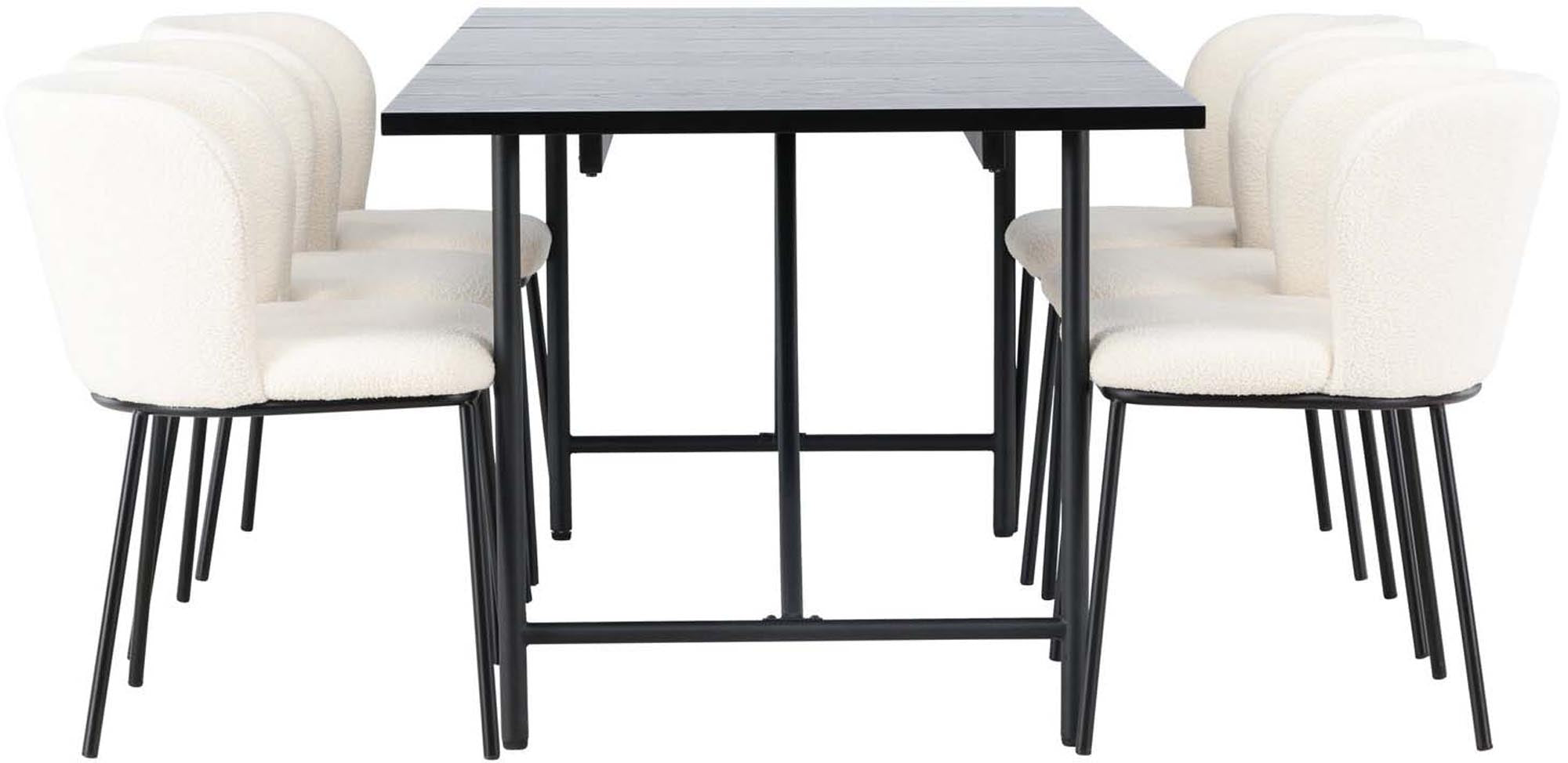 Modernes Esszimmerset Astrid & Edina: Design trifft Funktionalität.