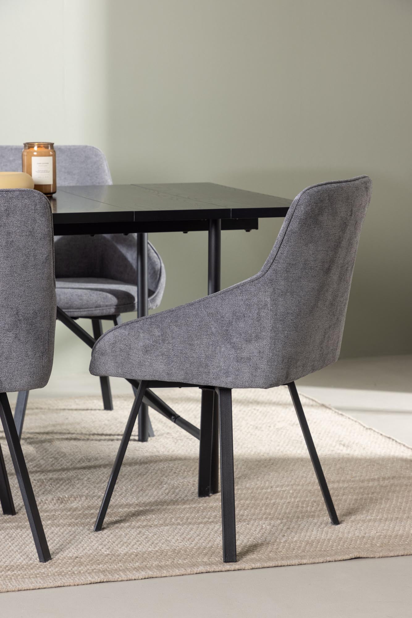 Modernes Astrid Esszimmerset 200cm mit 6 Stühlen von Venture Home.