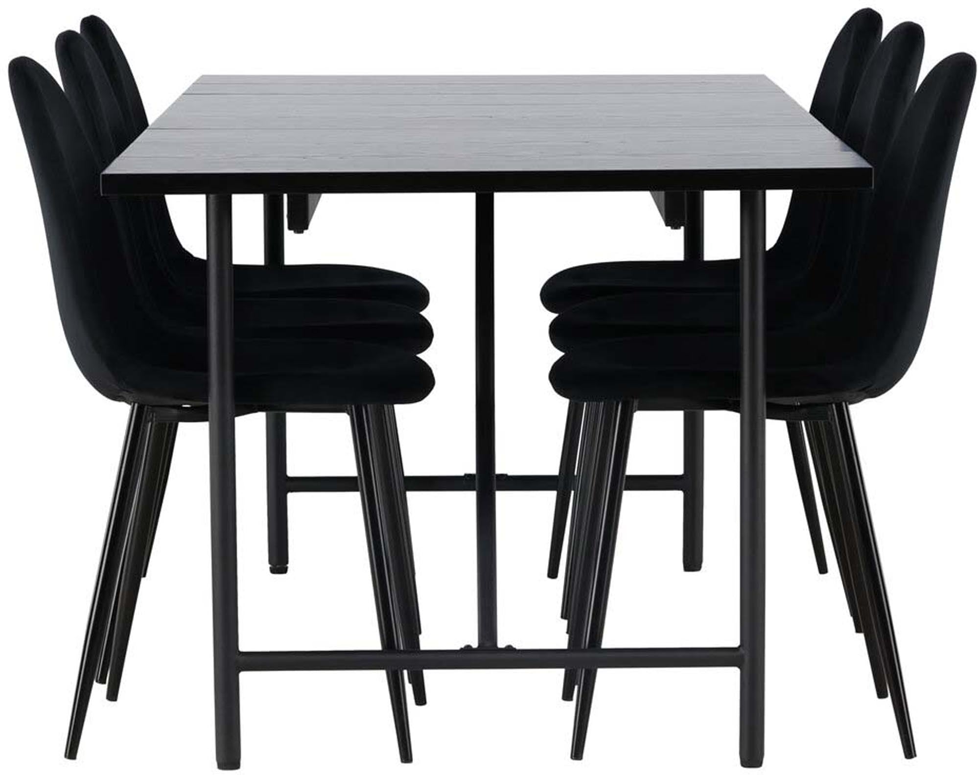 Entdecken Sie das Astrid Esszimmerset + Polar 200cm/6St. von Venture Home – Eleganz und Komfort für unvergessliche Essmomente!