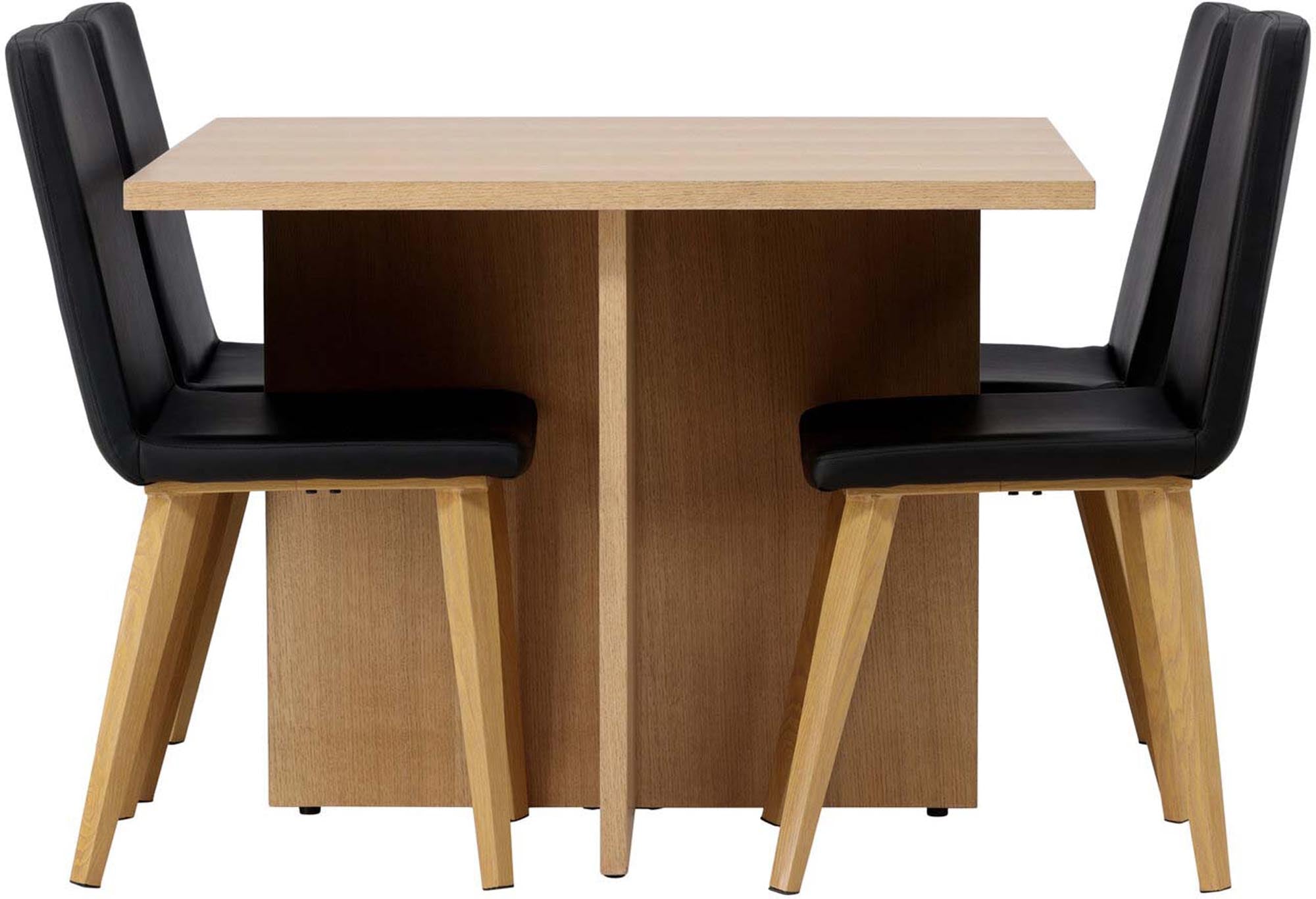 Stilvolles Leo Esszimmerset von Venture Home mit robustem Esstisch und bequemen Stühlen für gemütliche Essmomente.