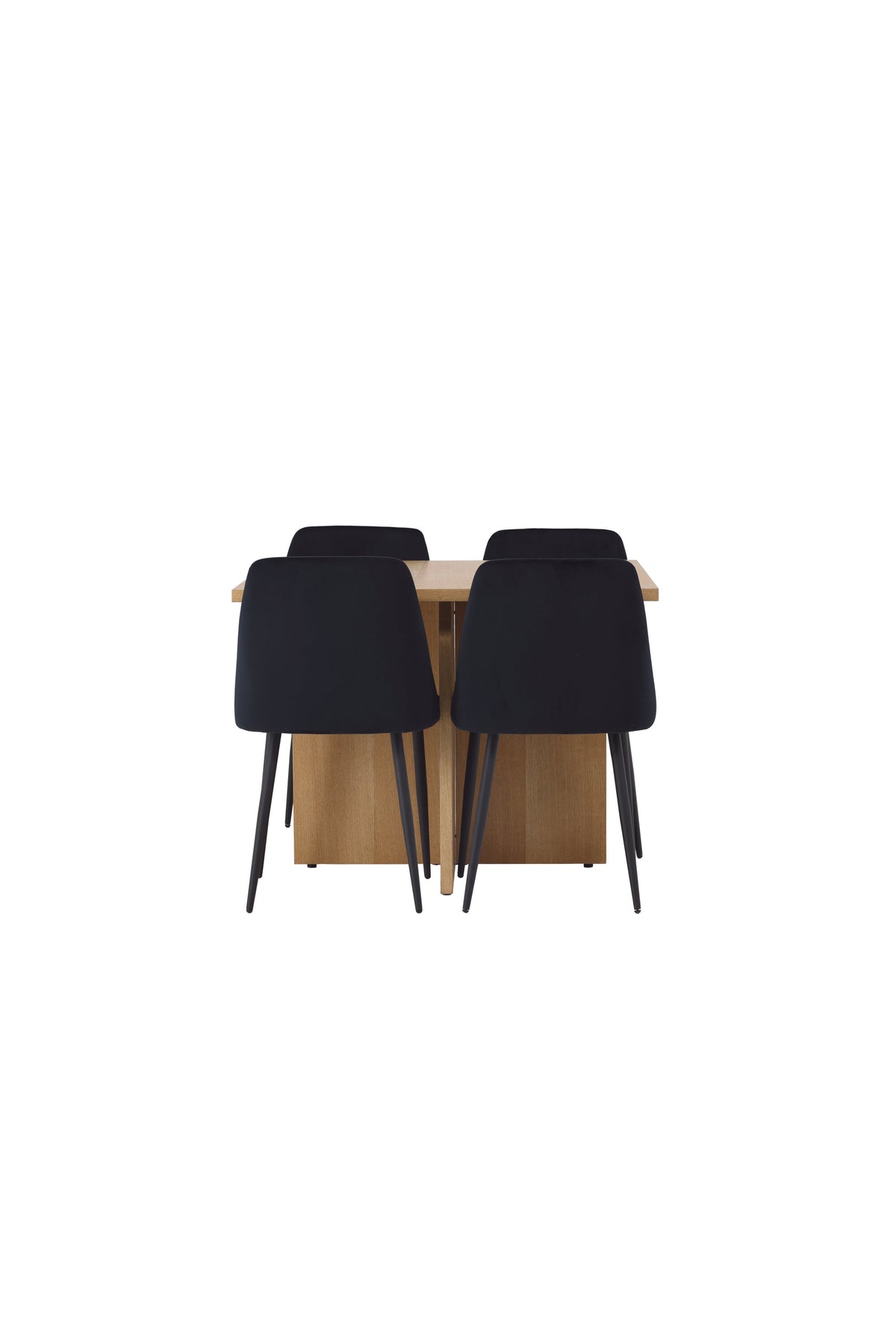 Leo Esszimmerset + Night 100cm/4St. in Schwarz präsentiert im Onlineshop von KAQTU Design AG. Esszimmerset ist von Venture Home