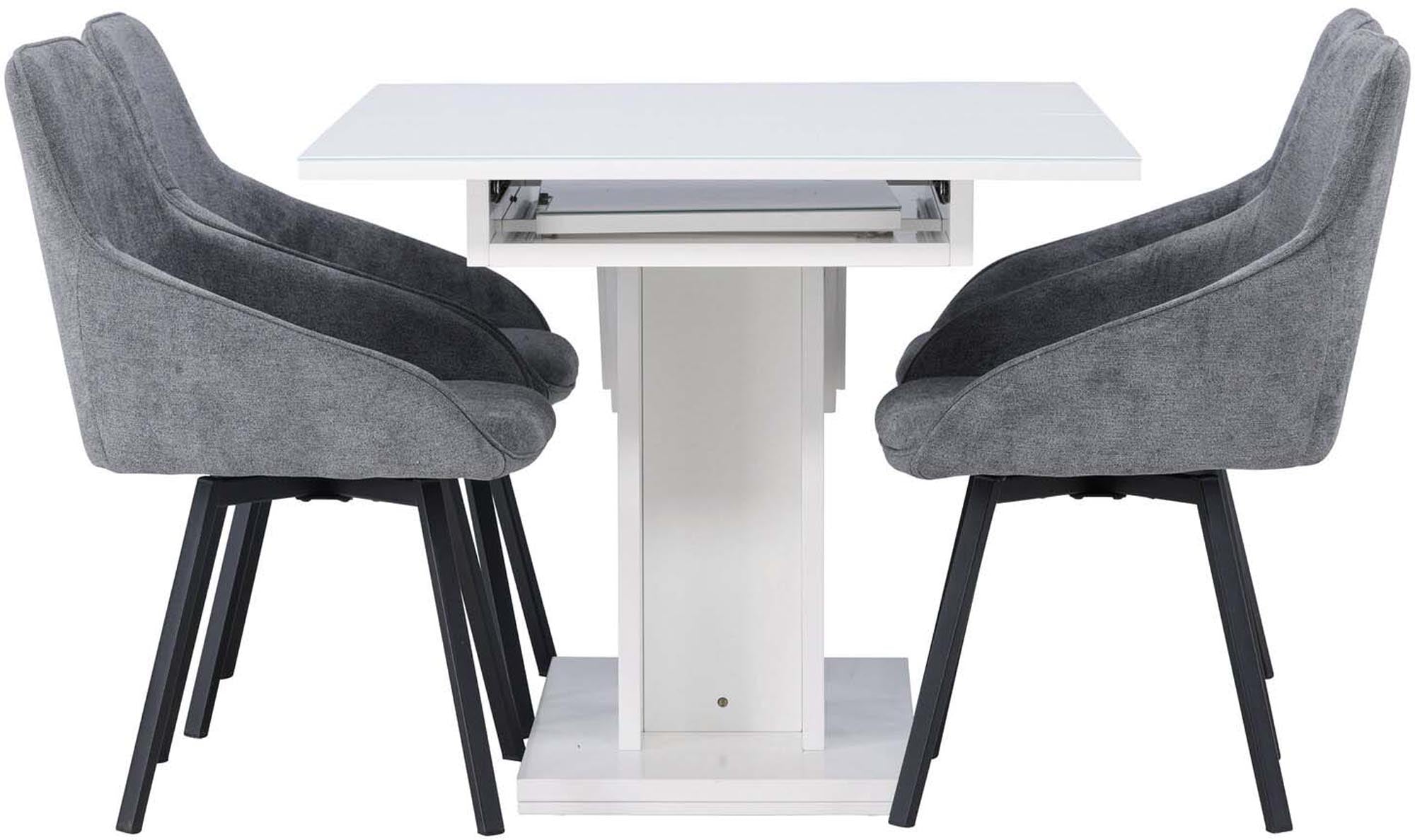 Pluto Esszimmerset: Elegantes, ausziehbares Design mit Rosie-Stühlen für unvergessliche Dinner und gemütliche Abende. Ideal für jedes Zuhause!